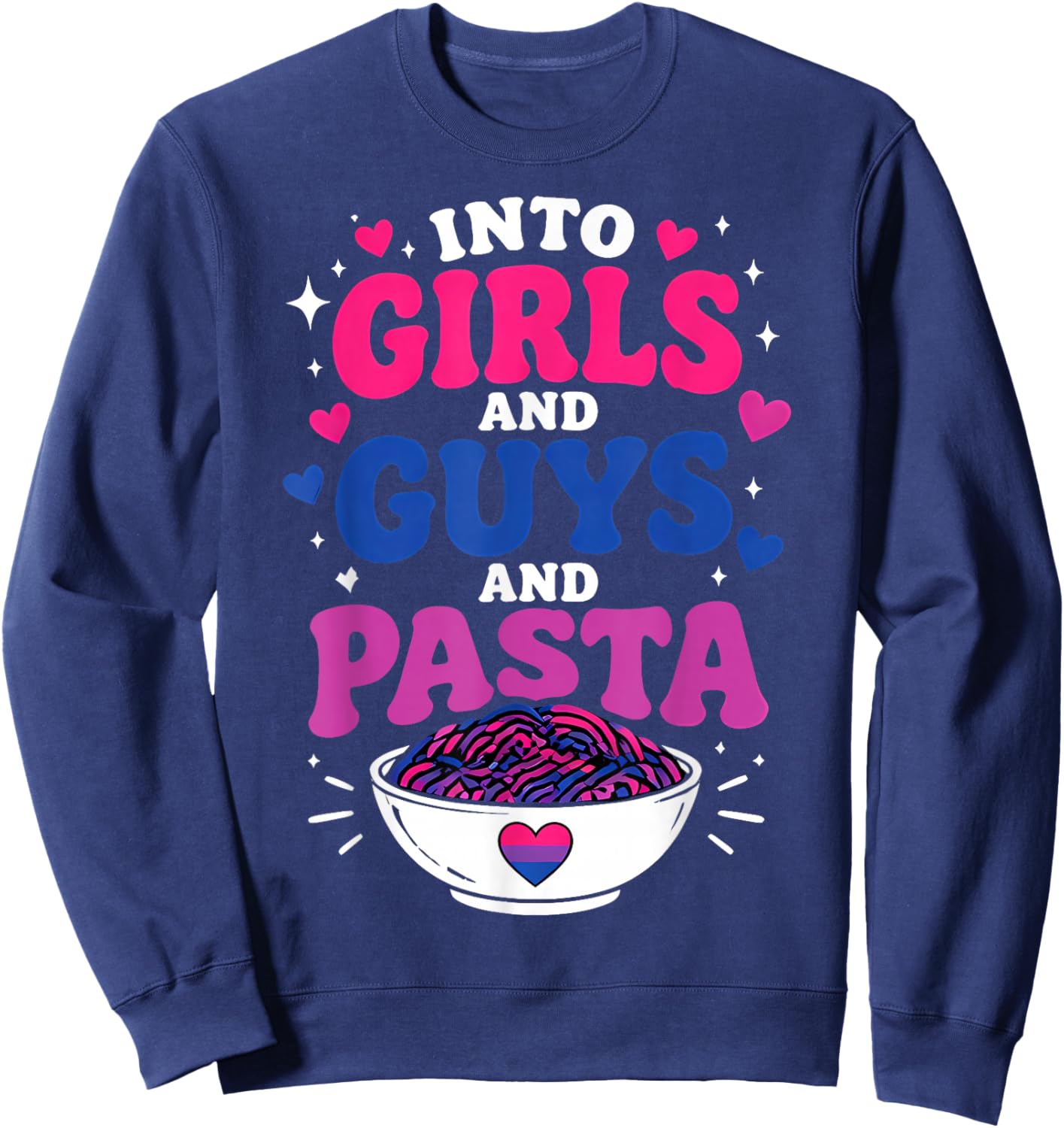 Funny Bisexual Bi Pride Sweatshirt - Sweatshirt | Navy
