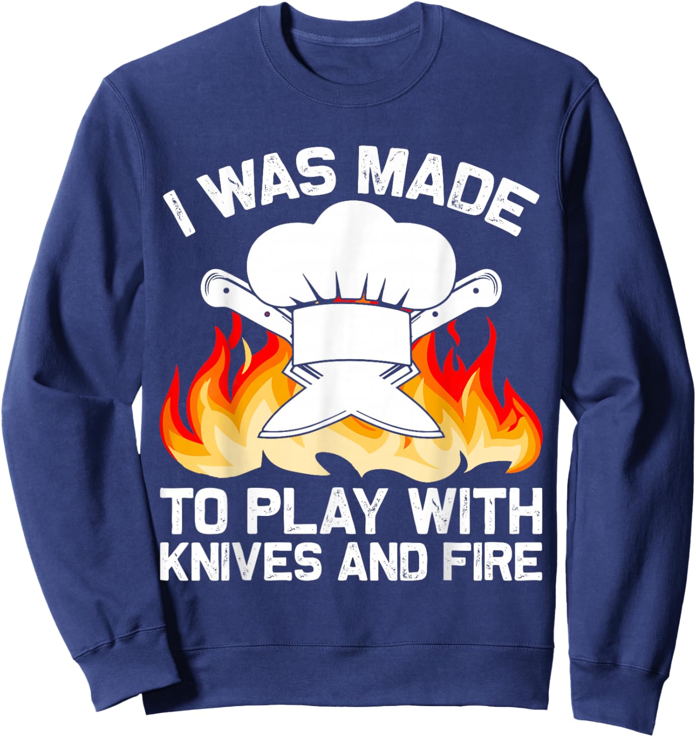 Funny Chef Shirt Women Cooking Lovers Culinary Chef Sweatshirt - Sweatshirt | Navy