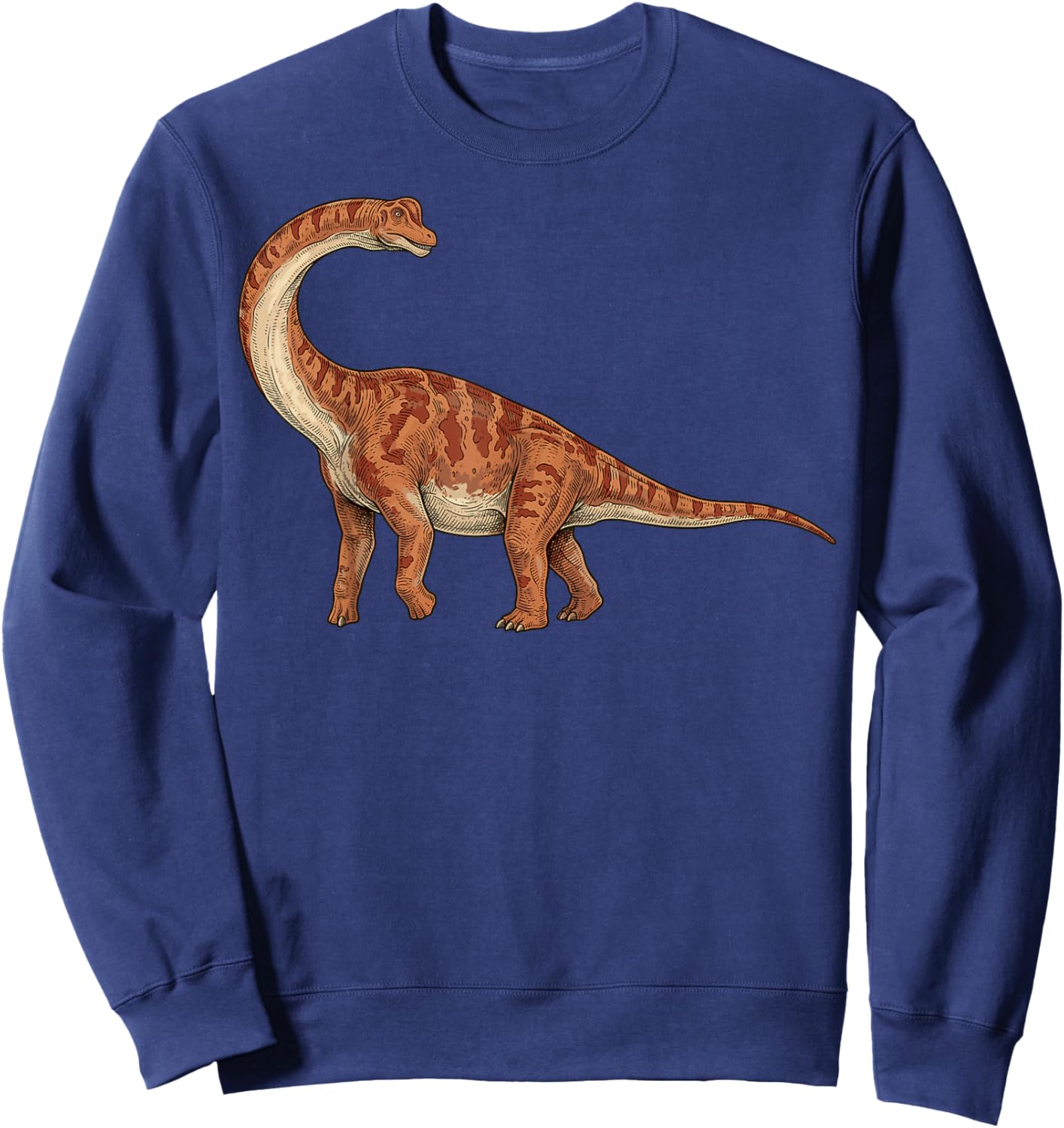 Brachiosaure Illustration Sweatshirt - Sweatshirt | Navy