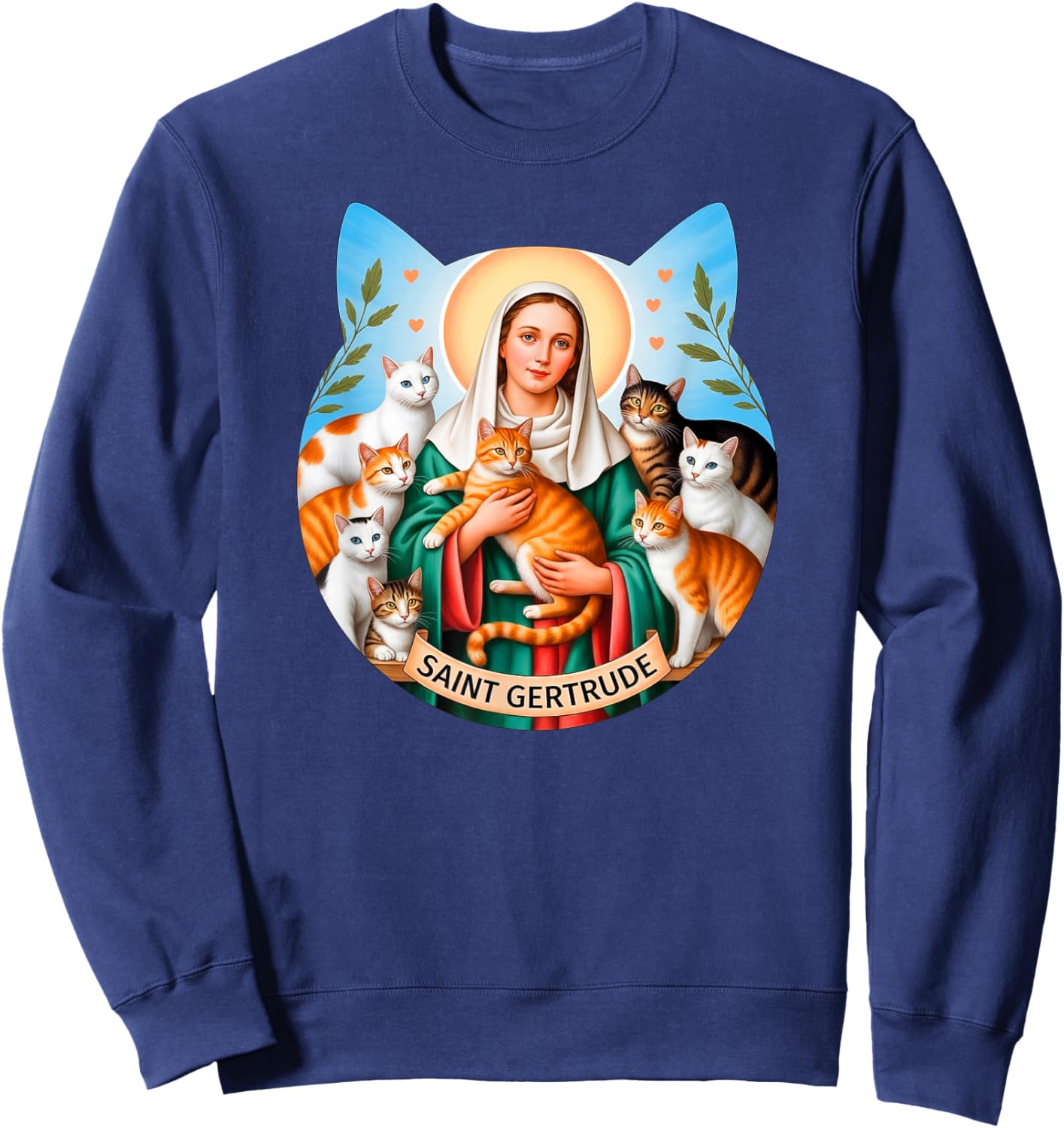 St Gertrude of Nivelles Sweatshirt - Sweatshirt | Navy