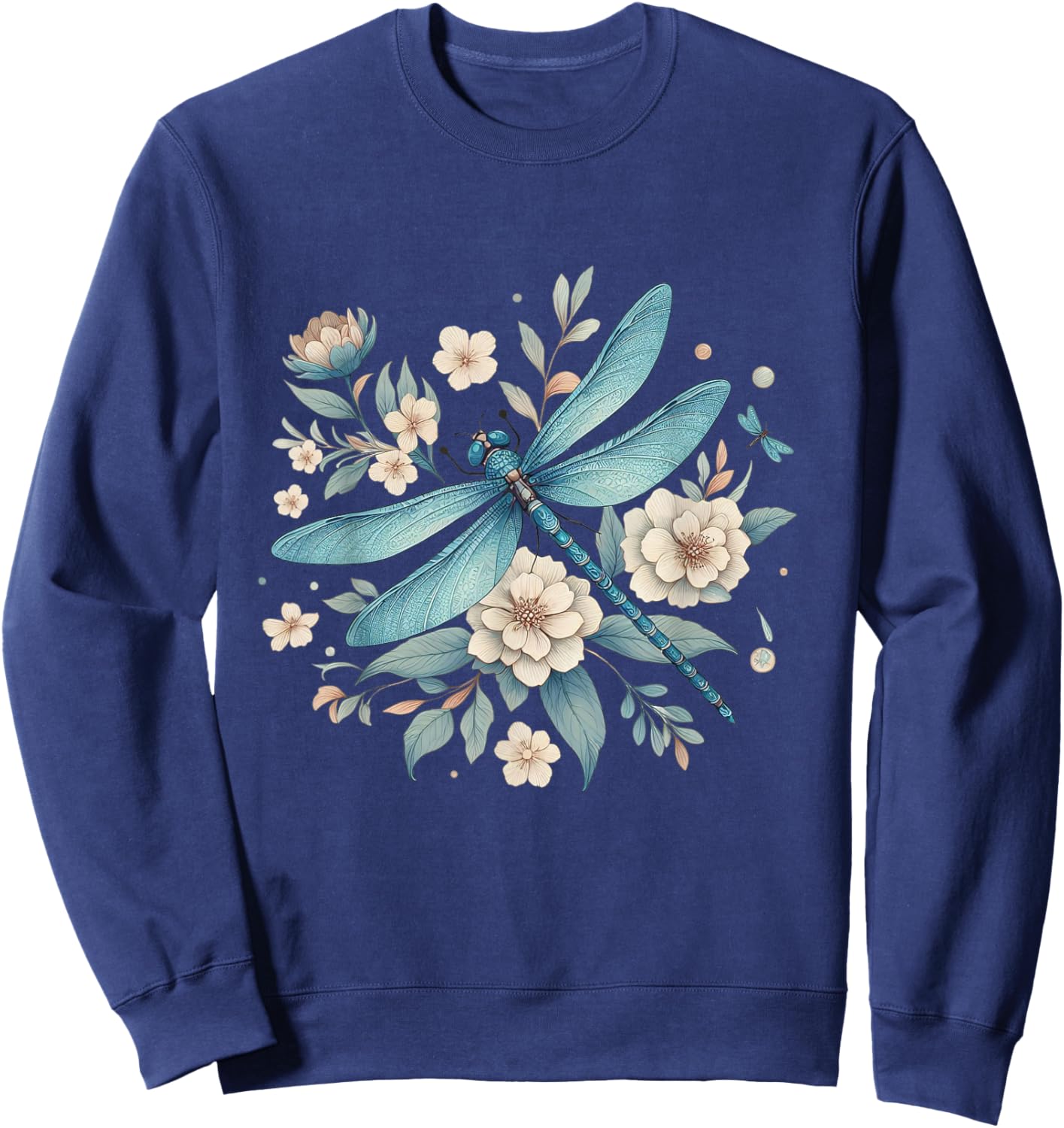 Dragonfly Casual Summer Women Sweatshirt - Sweatshirt | Navy