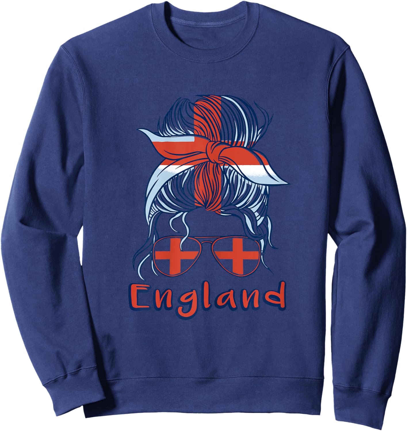 England, Englisch, Mädchen, Damen Sweatshirt - Sweatshirt | Navy