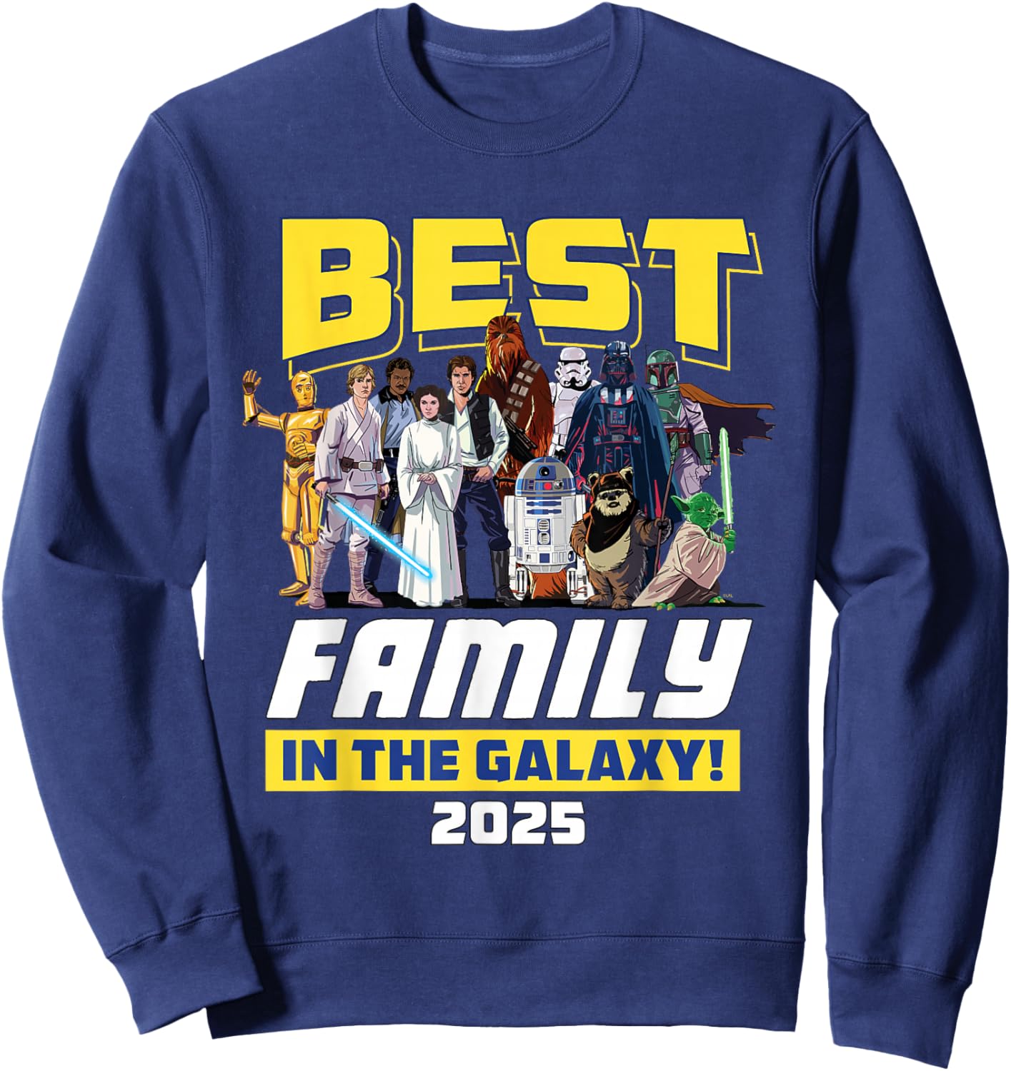 Star Wars Best Family in the Galaxy Group Trip Vacation 2025 Sweatshirt - Sweatshirt | Navy