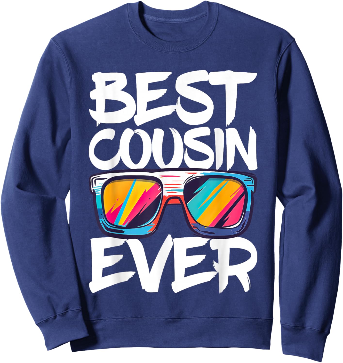 Best Cousin Ever Shirt Kids Boy Girl Cousin Crew Matching Sweatshirt - Sweatshirt | Navy