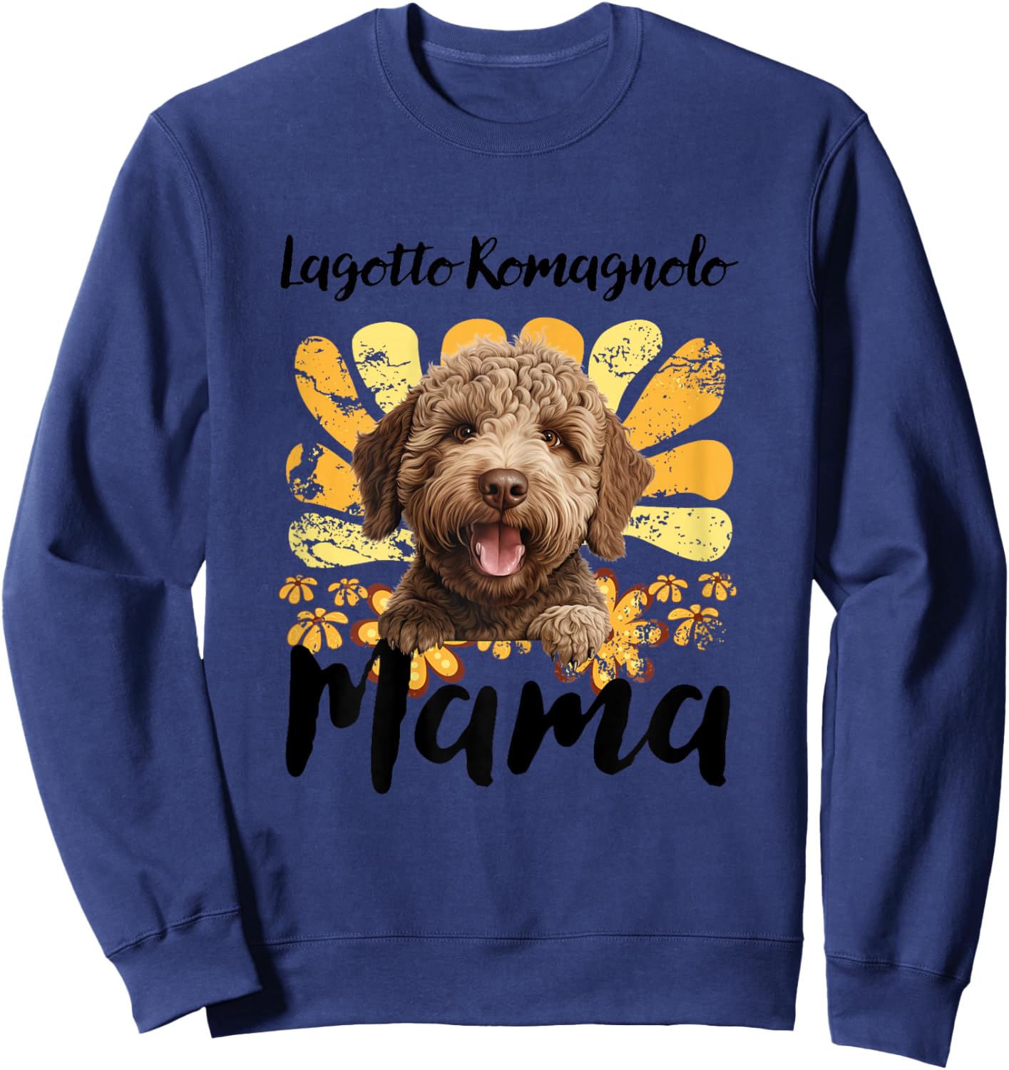 Lagotto Romagnolo Mama Mom Lagotto Romagnolo Sweatshirt - Sweatshirt | Navy