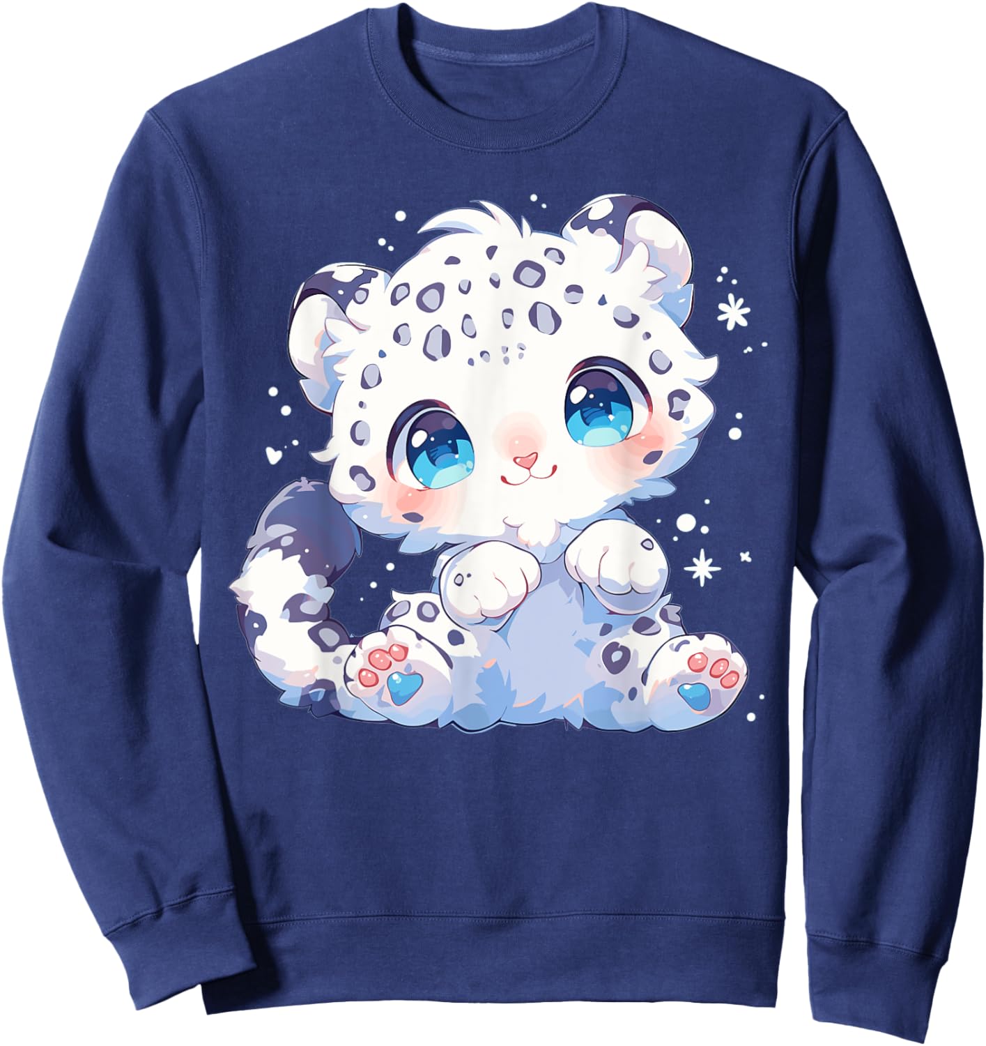 Snow Leopards Lovers Snow Leopard Sweatshirt - Sweatshirt | Navy