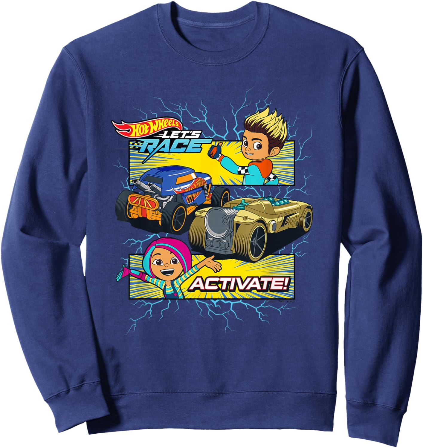 Hot Wheels Let's Race - Activer Sweatshirt - Sweatshirt | Navy