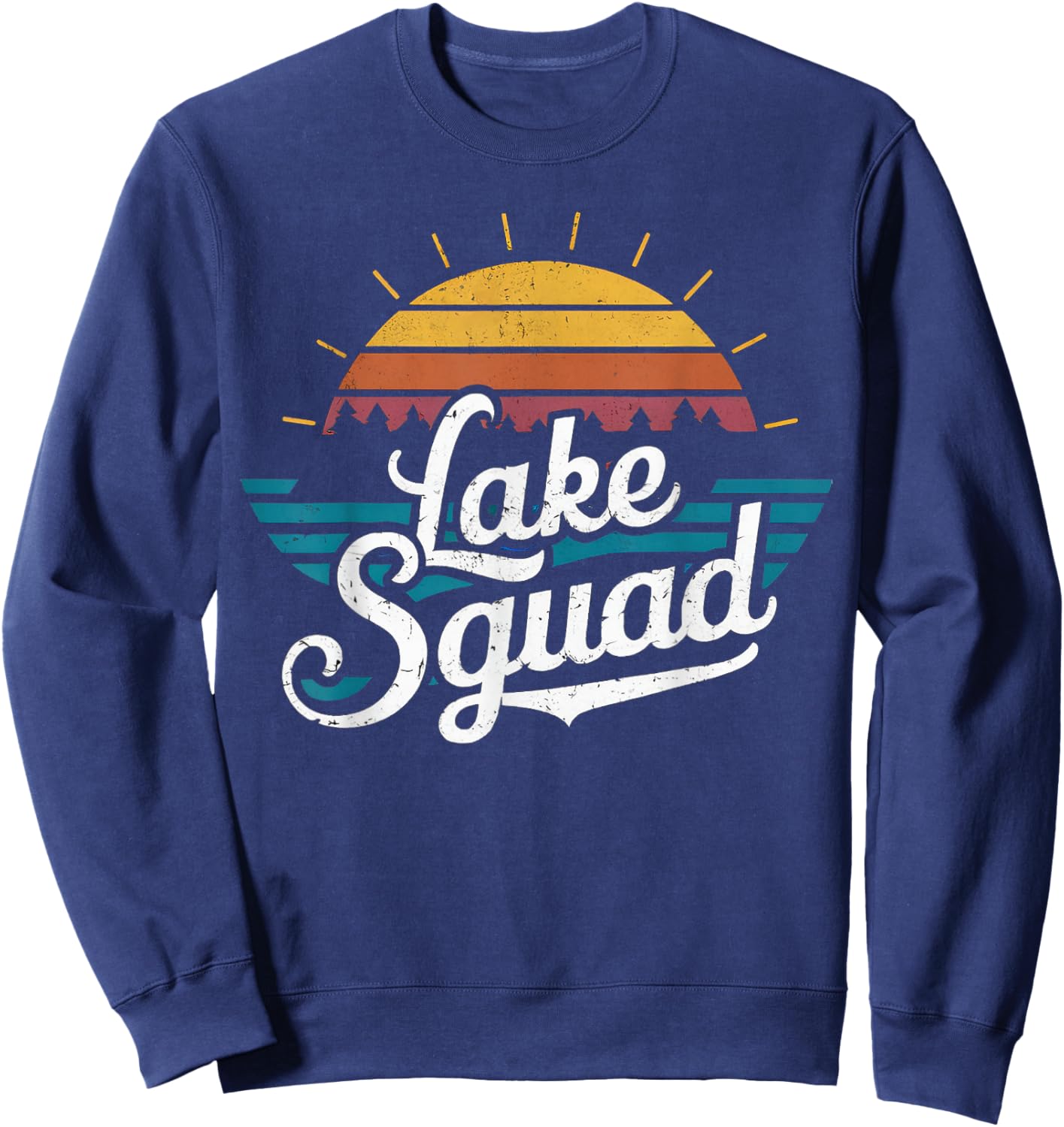 Lake Squad Family Matching Vacation Camping Life Summer Men Women Kids Sweatshirt - Sweatshirt | Navy
