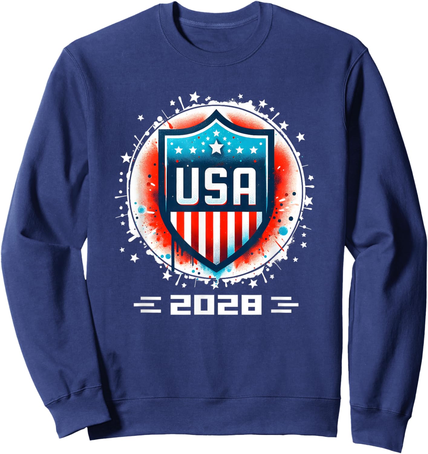 USA 2028 Go United States Sport USA Team 2028 USA Sweatshirt - Sweatshirt | Navy