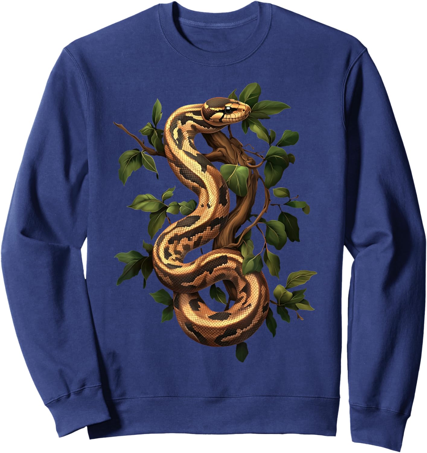 Ball Python Lover Reptile Keeper Pet Owner Snake Sweatshirt - Sweatshirt | Navy