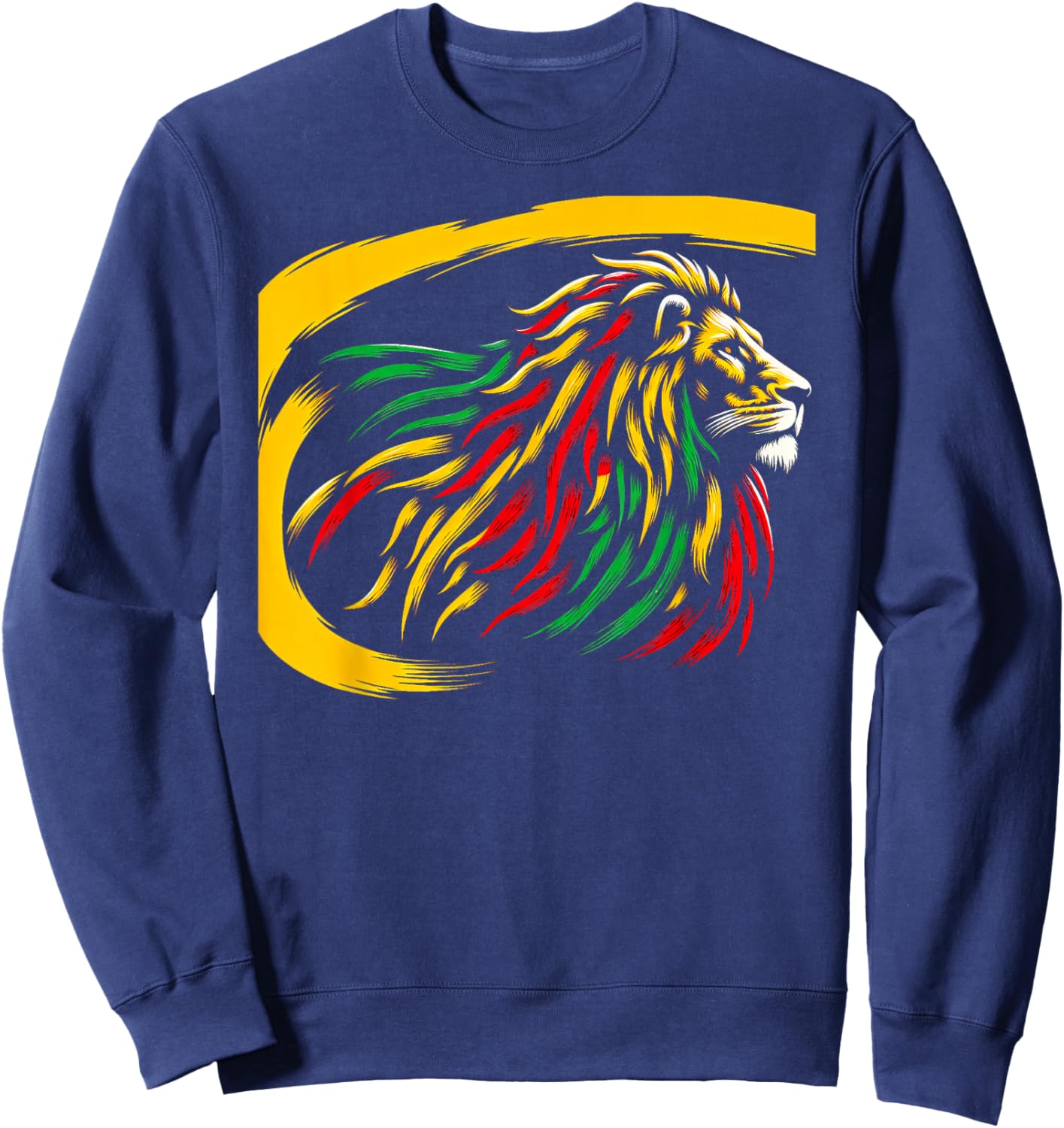 Epic Rasta Lion Sweatshirt - Sweatshirt | Navy
