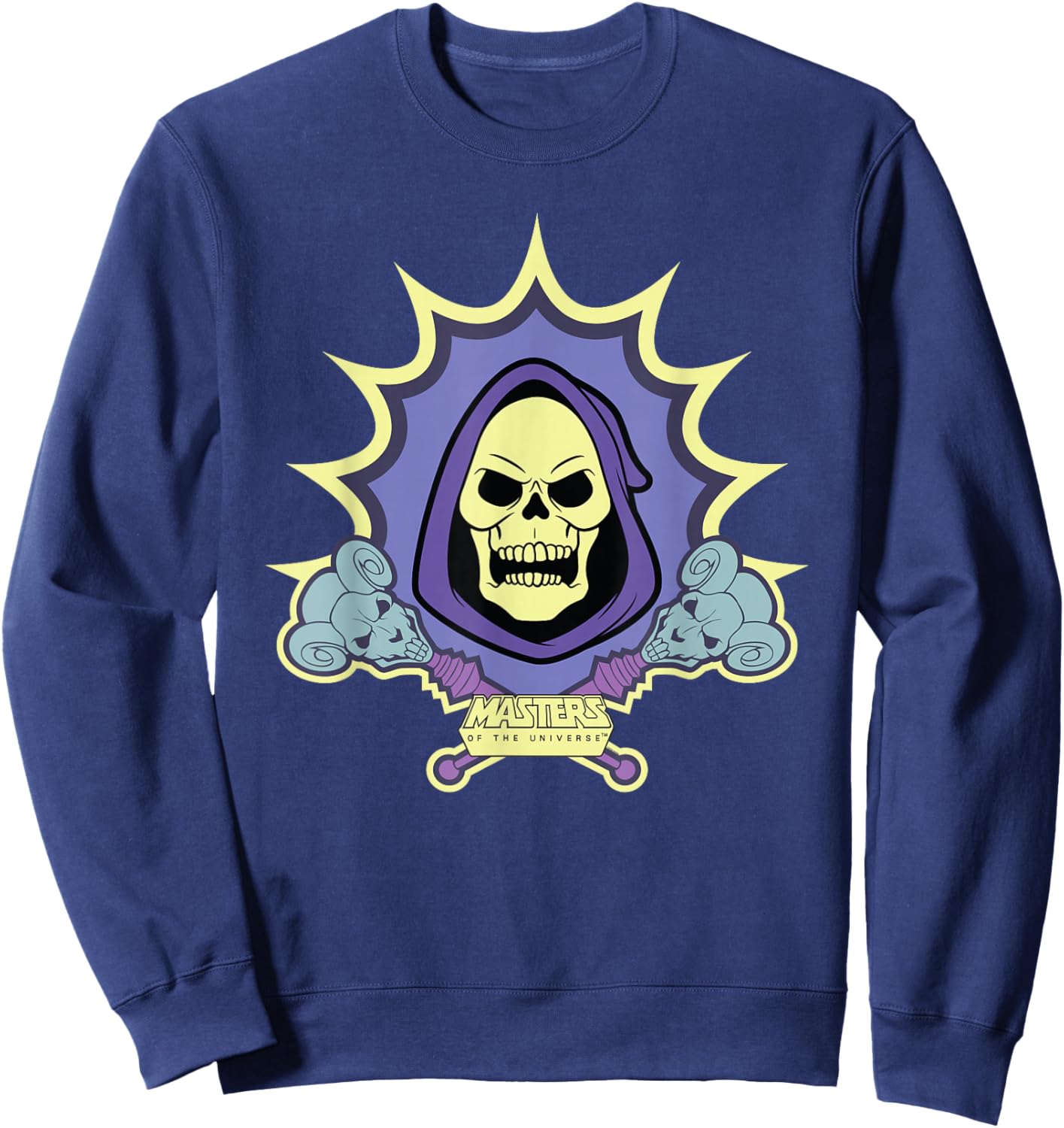 Masters of The Universe Skeletor Badge Sweatshirt - Sweatshirt | Navy