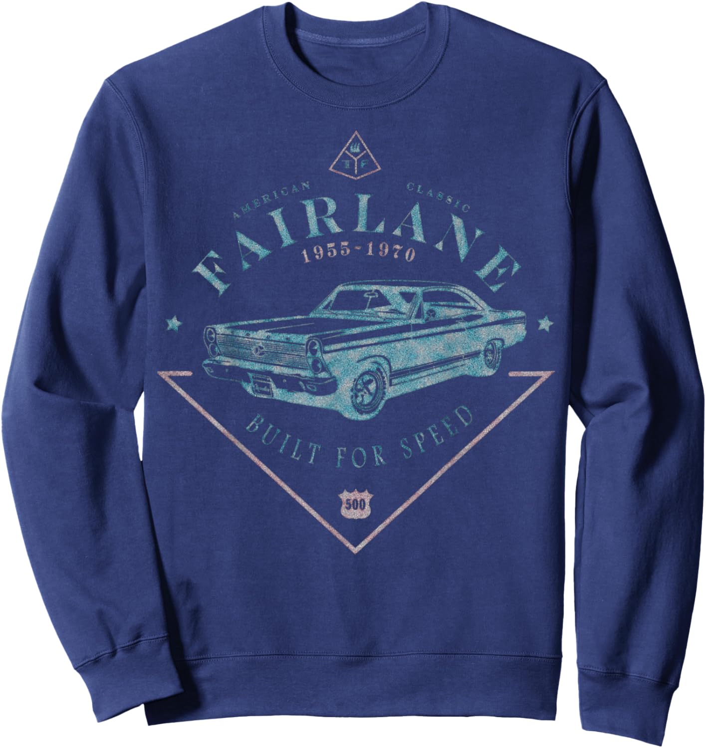 1955 56 57 58 59 60 61 62 63 64 65 66 67 68 69 70 Fairlane Sweatshirt - Sweatshirt | Navy