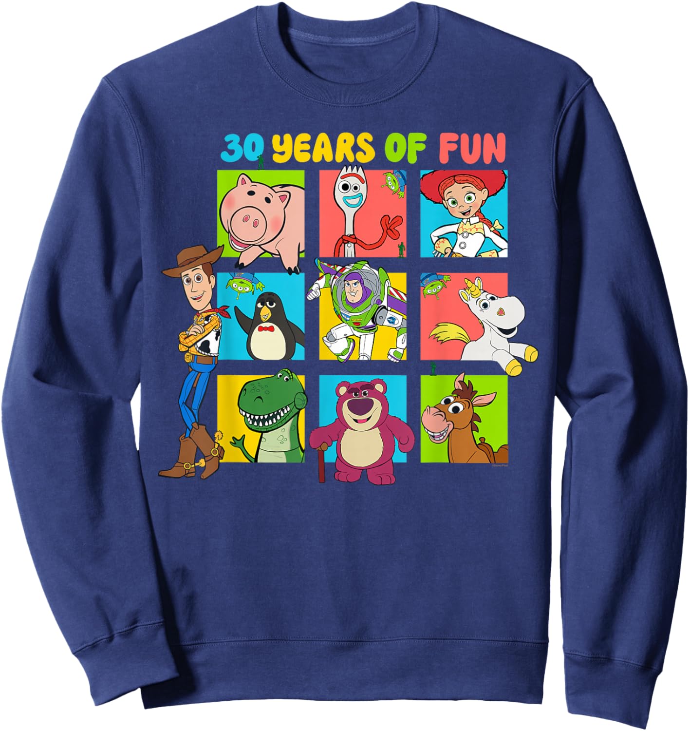 Disney & Pixar's Toy Story 30th Anniversary 30 Years of Fun Sweatshirt - Sweatshirt | Navy