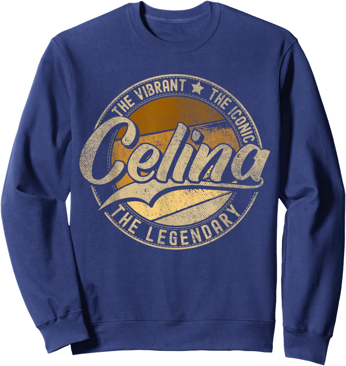 Celina TX | Texas | Vintage Distressed Sweatshirt - Sweatshirt | Navy