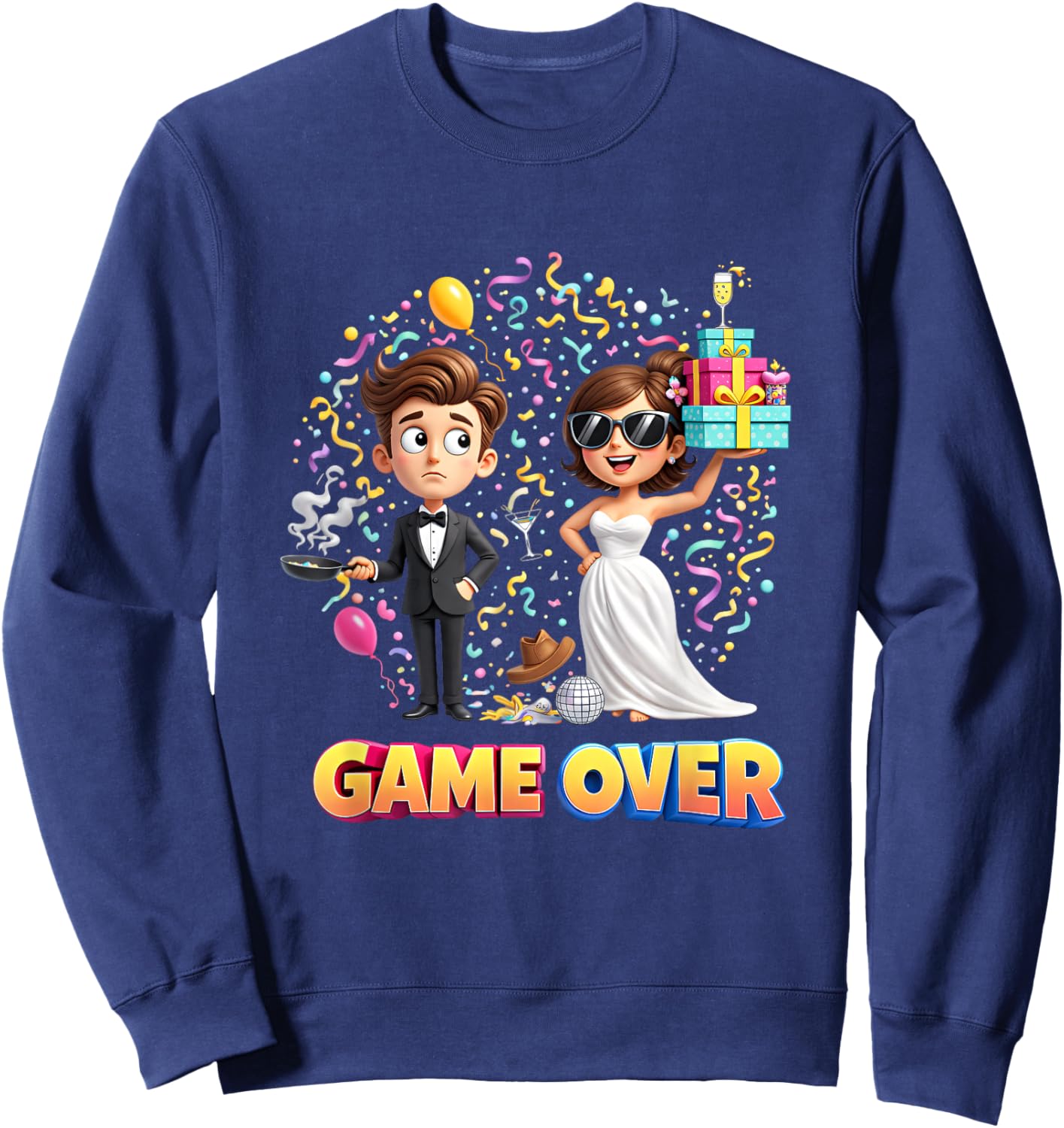Bachelorette Marriage Sweatshirt - Sweatshirt | Navy