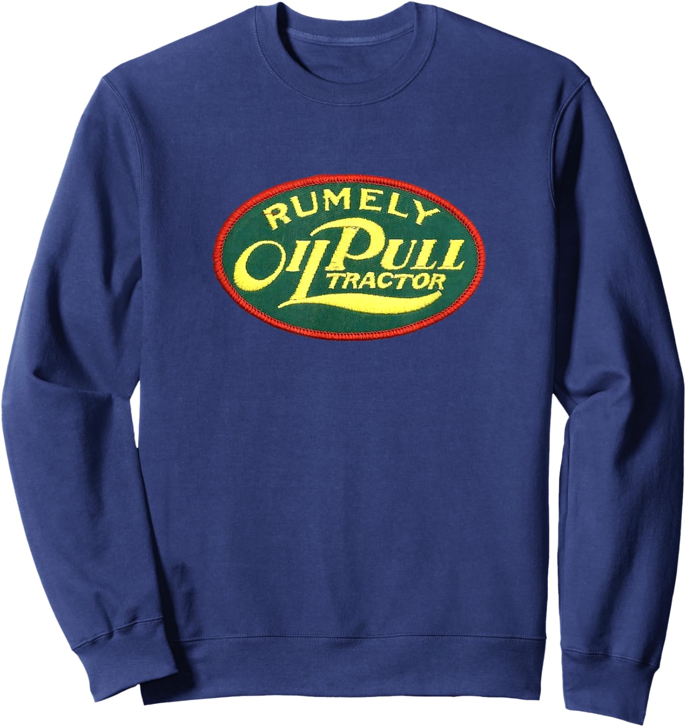 Vintage Rumely Oil Pull Tractor Enthusiast Sweatshirt - Sweatshirt | Navy