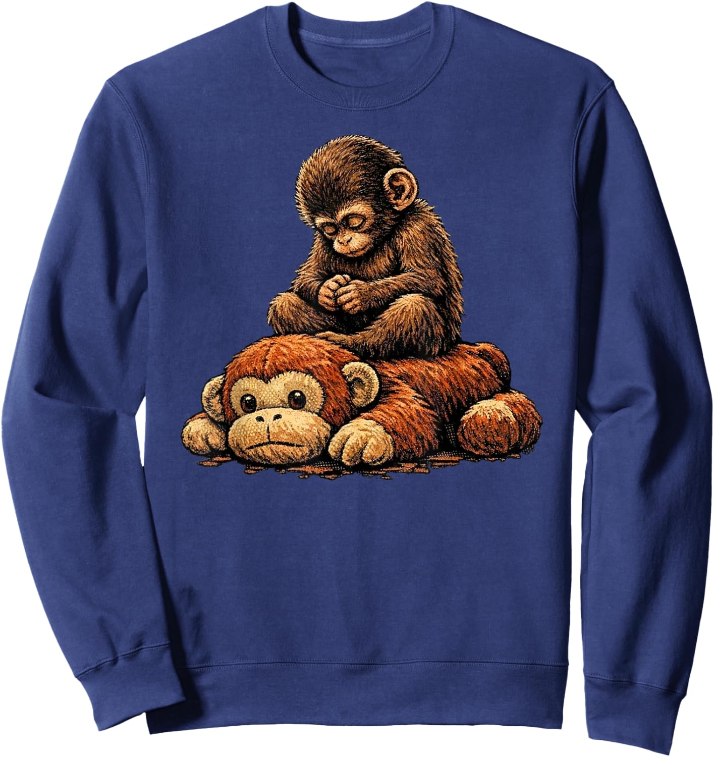 Baby Monkey Punch Sweatshirt - Sweatshirt | Navy