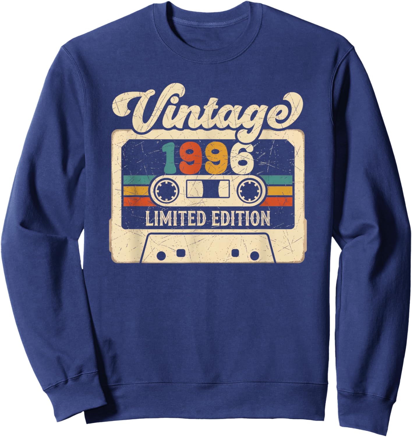 Vintage 1996 Limited Edition Design Perfect for Celebrating Sweatshirt - Sweatshirt | Navy