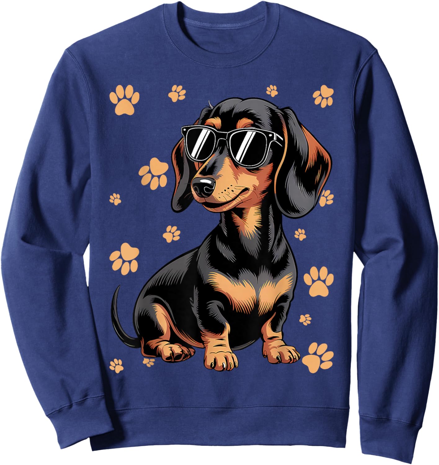 Dachshund Weiner Dog Boys Girls Kids Women Sweatshirt - Sweatshirt | Navy