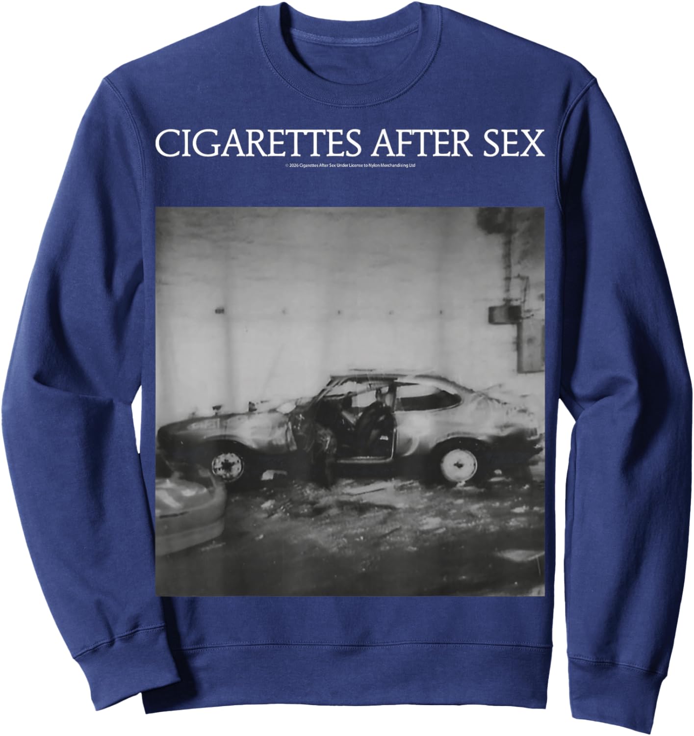 Offiziell Cigarettes After Sex Bubblegum Dream Pop Band Sweatshirt - Sweatshirt | Navy
