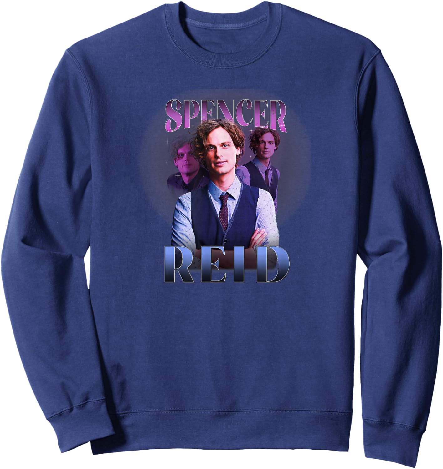 Spencer Reid, Criminal Minds, Heartbeat , Black, S Sweatshirt - Sweatshirt | Navy