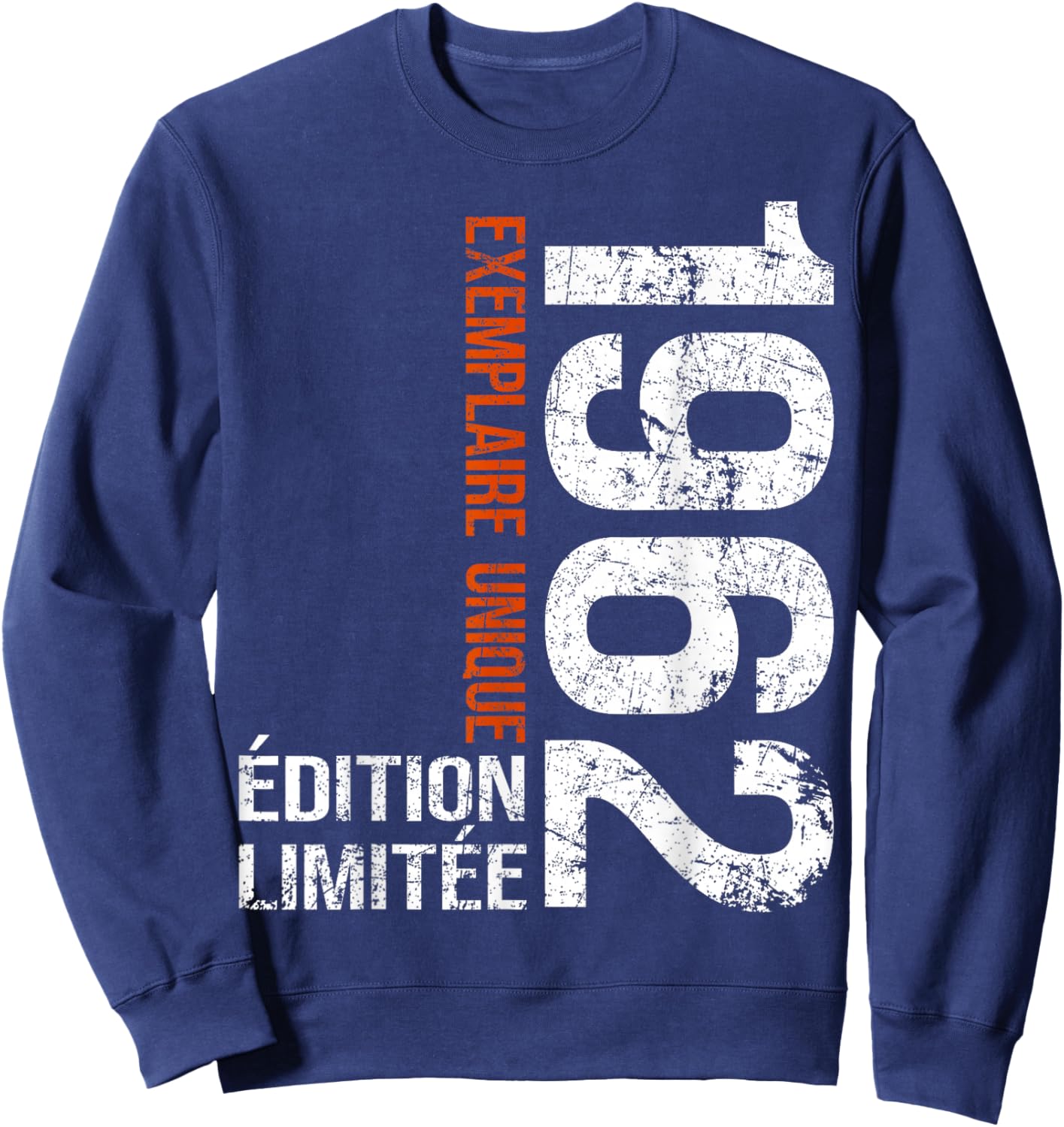 Millésime 1962 Cadeau 64 Ans Homme Anniversaire Humour Sweatshirt - Sweatshirt | Navy