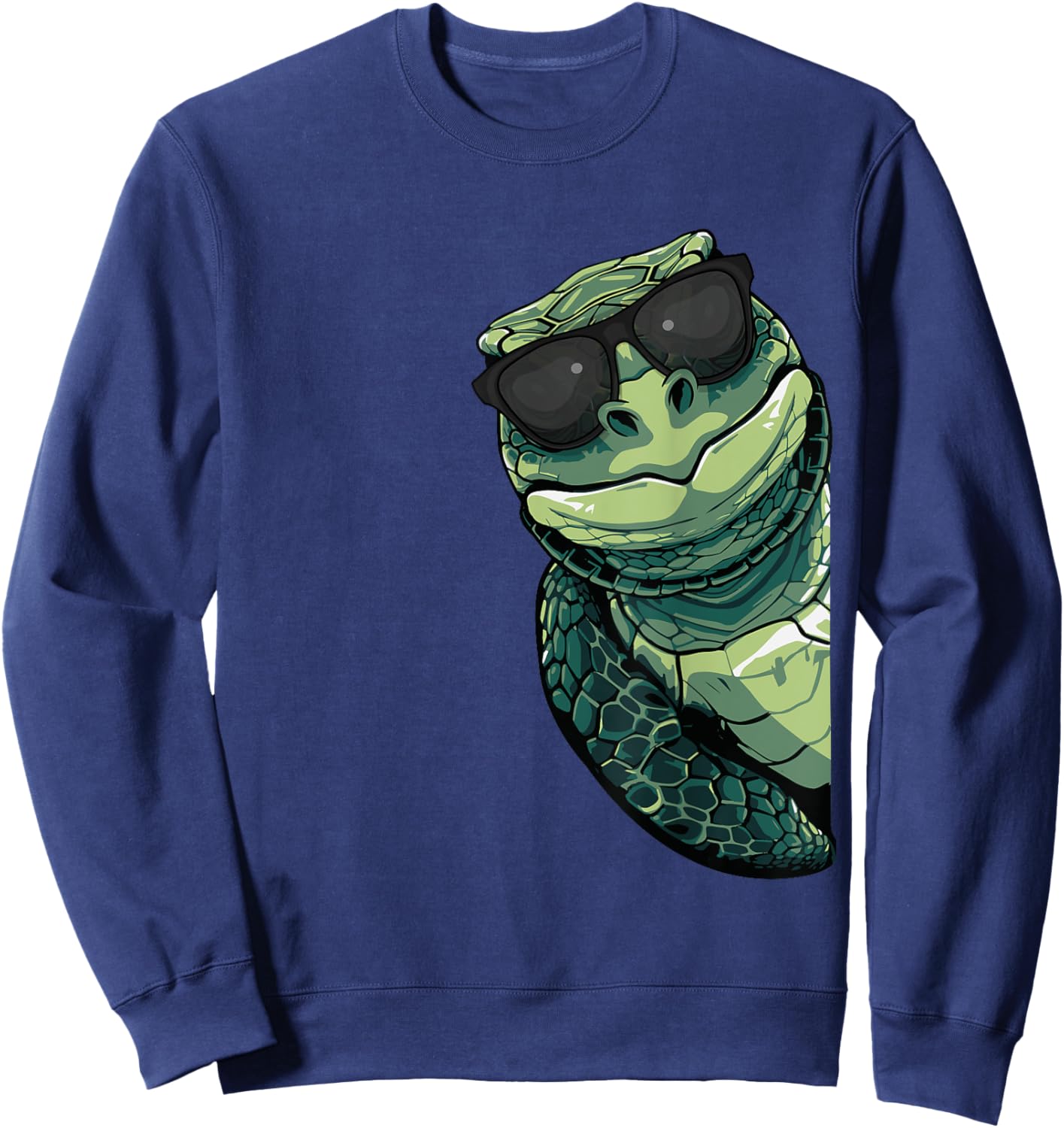 Cool Sea Turtle Lover Kids Sea Turtle Sweatshirt - Sweatshirt | Navy