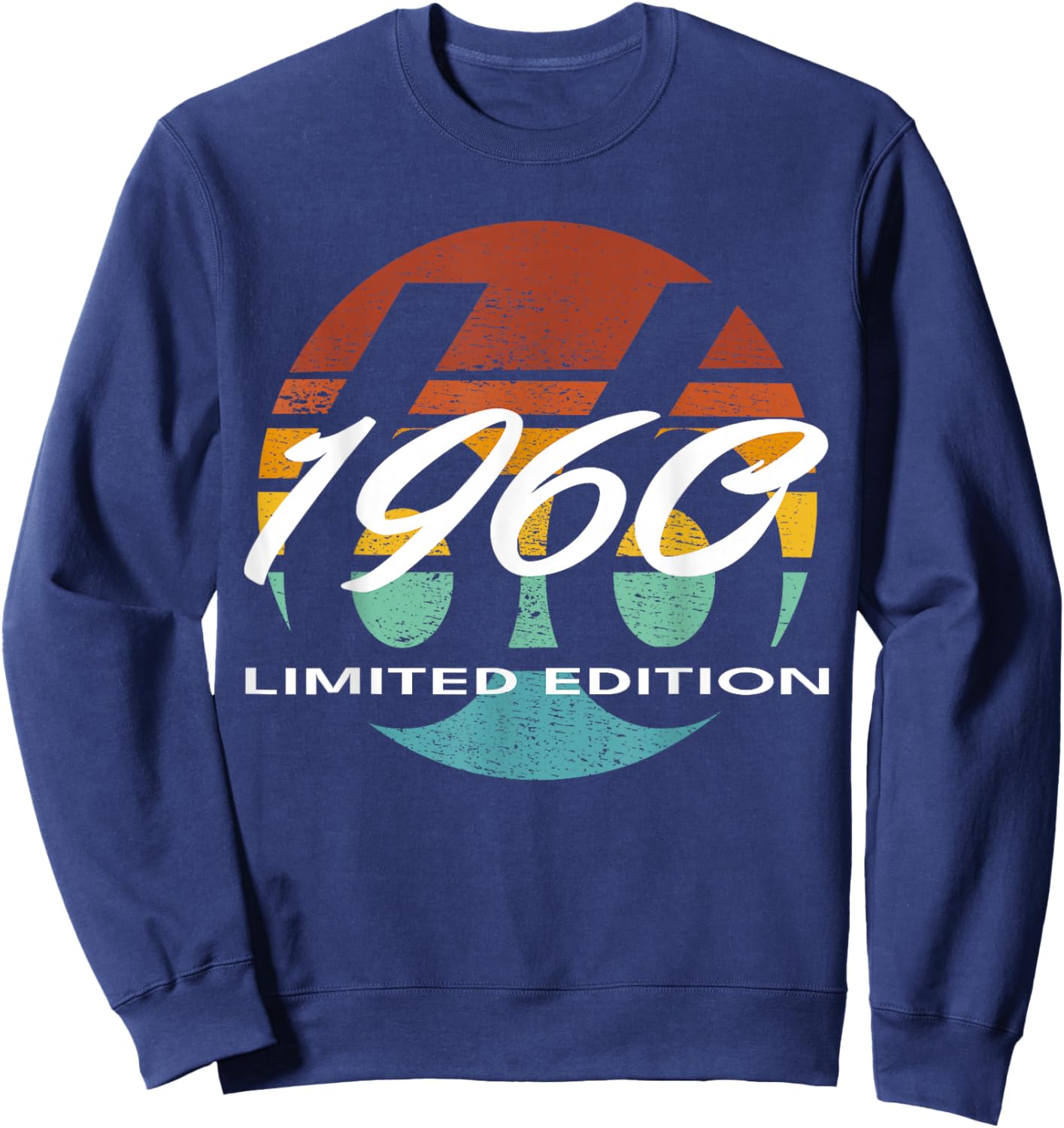 66th Birthday Man Woman 66 Years 1960 Funny Gift Sweatshirt - Sweatshirt | Navy