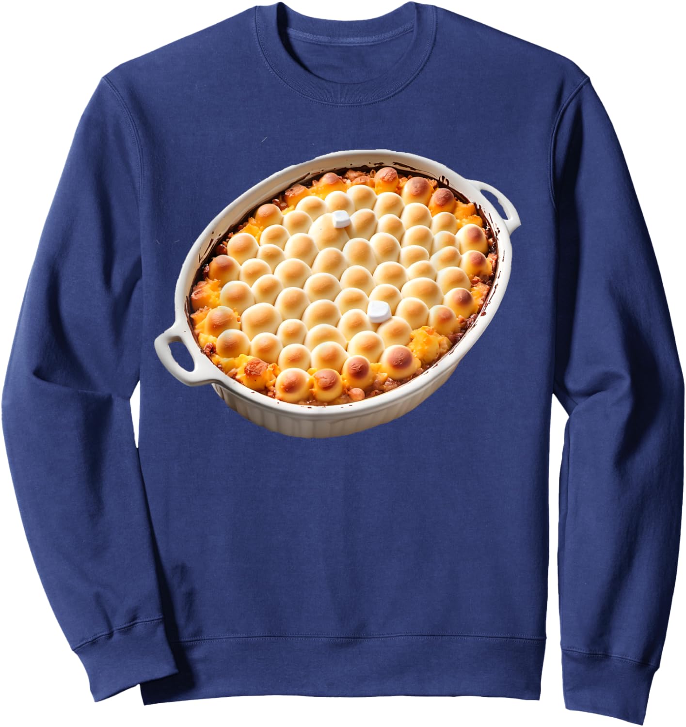 Sweet Potato Casserole with Marshmallows Sweatshirt - Sweatshirt | Navy