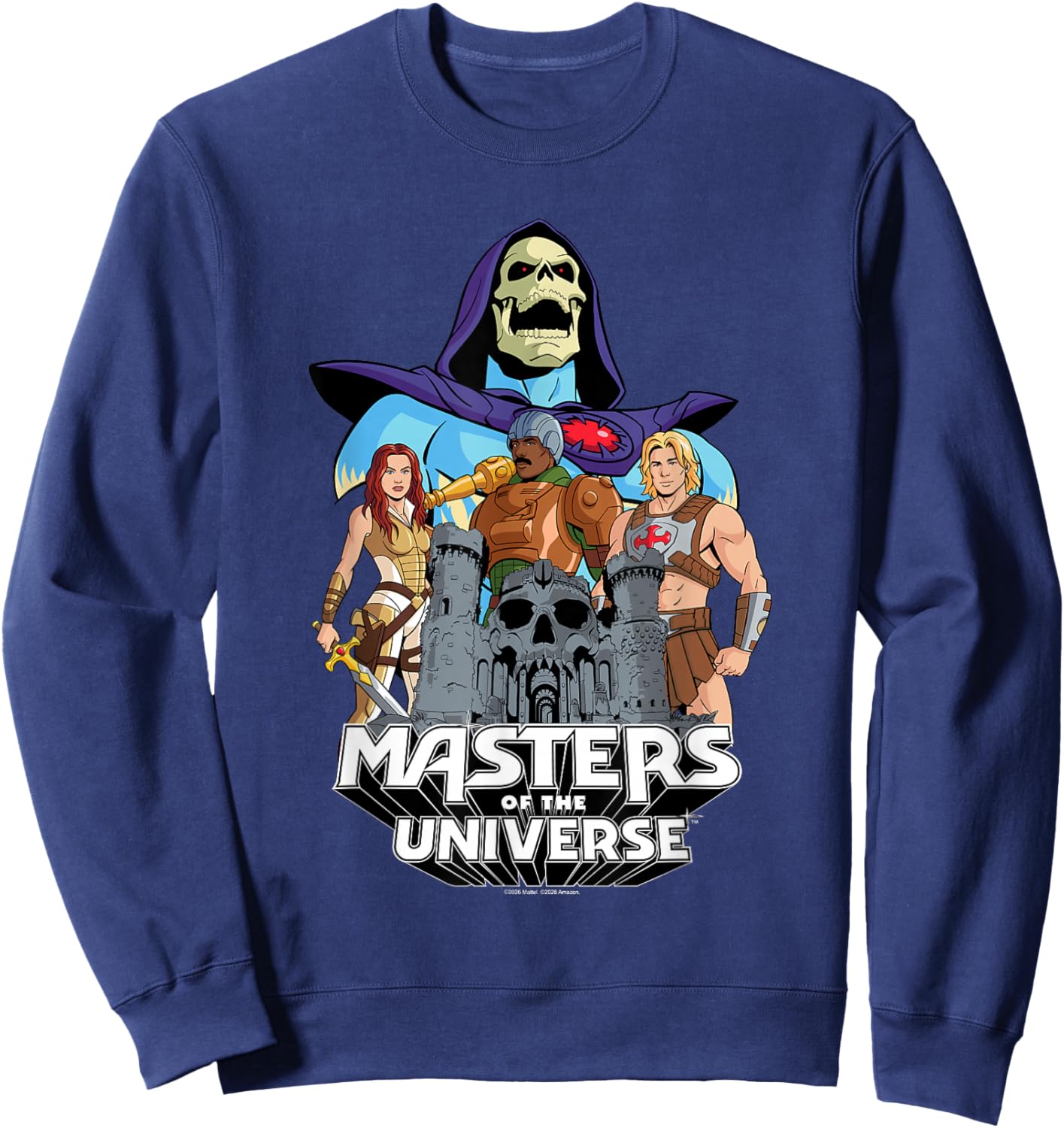 Masters of The Universe: Movie Character Collage Sweatshirt - Sweatshirt | Navy