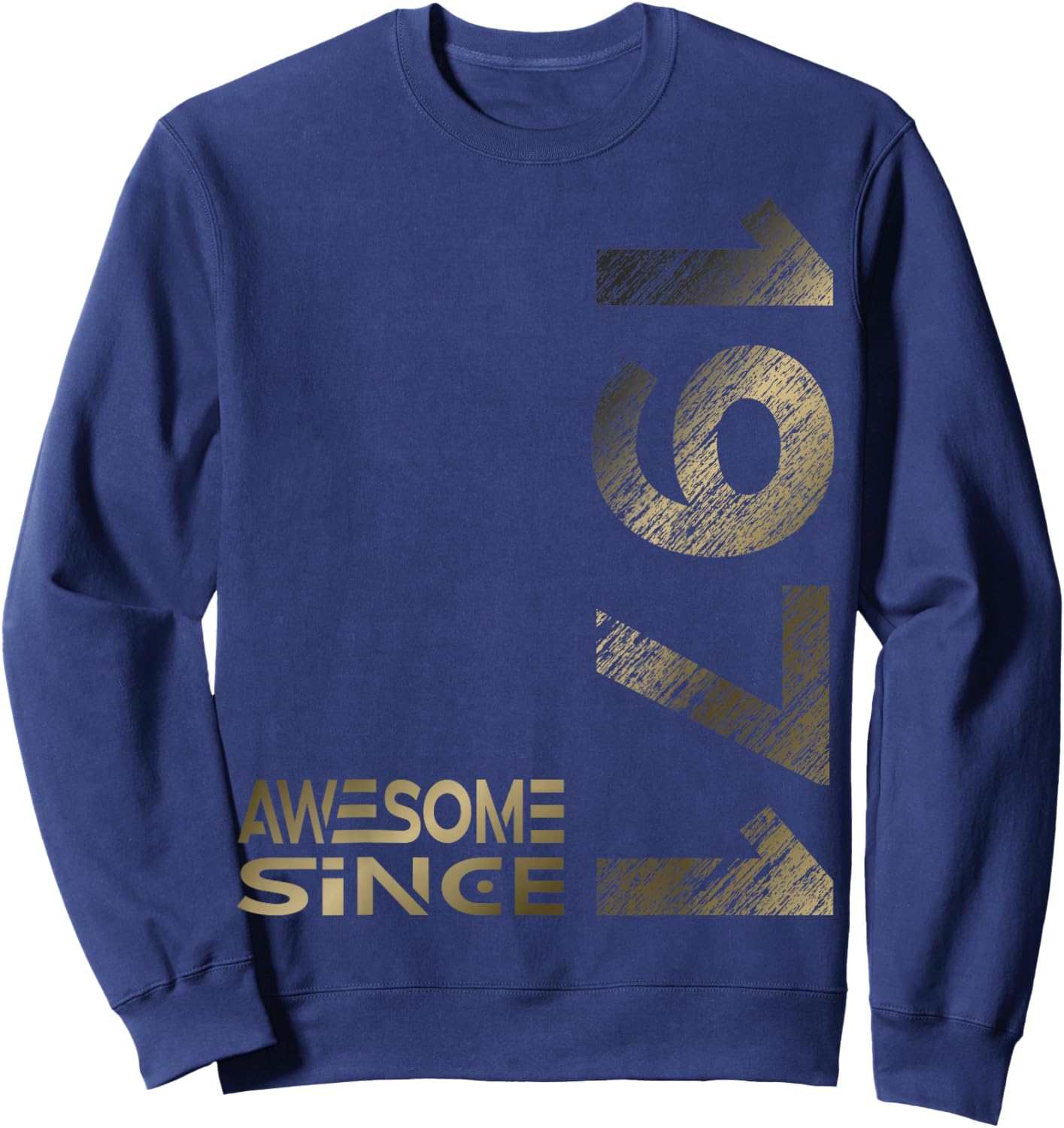 Awesome since 1971 55th Birthday Sweatshirt - Sweatshirt | Navy
