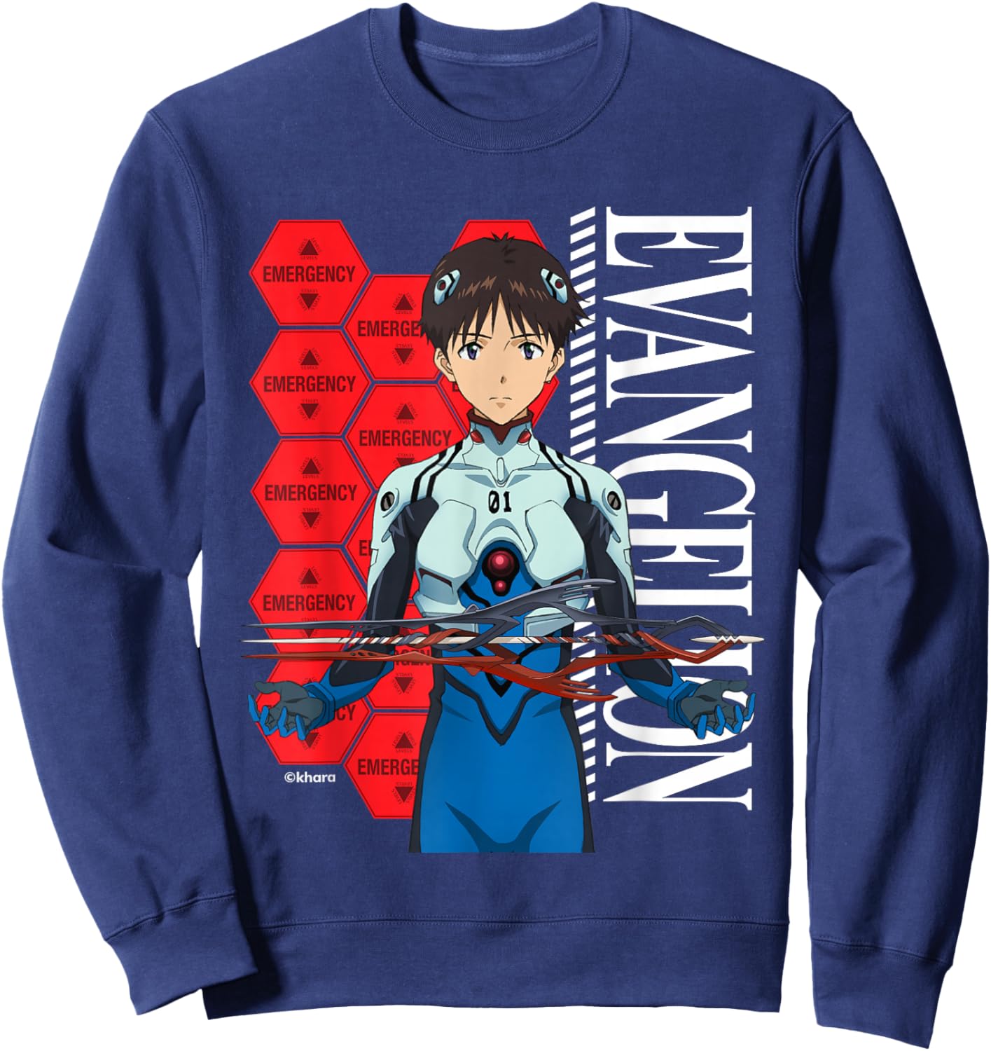 Evangelion 3.0+1.0 - “Shinji Ikari” Sweatshirt - Sweatshirt | Navy