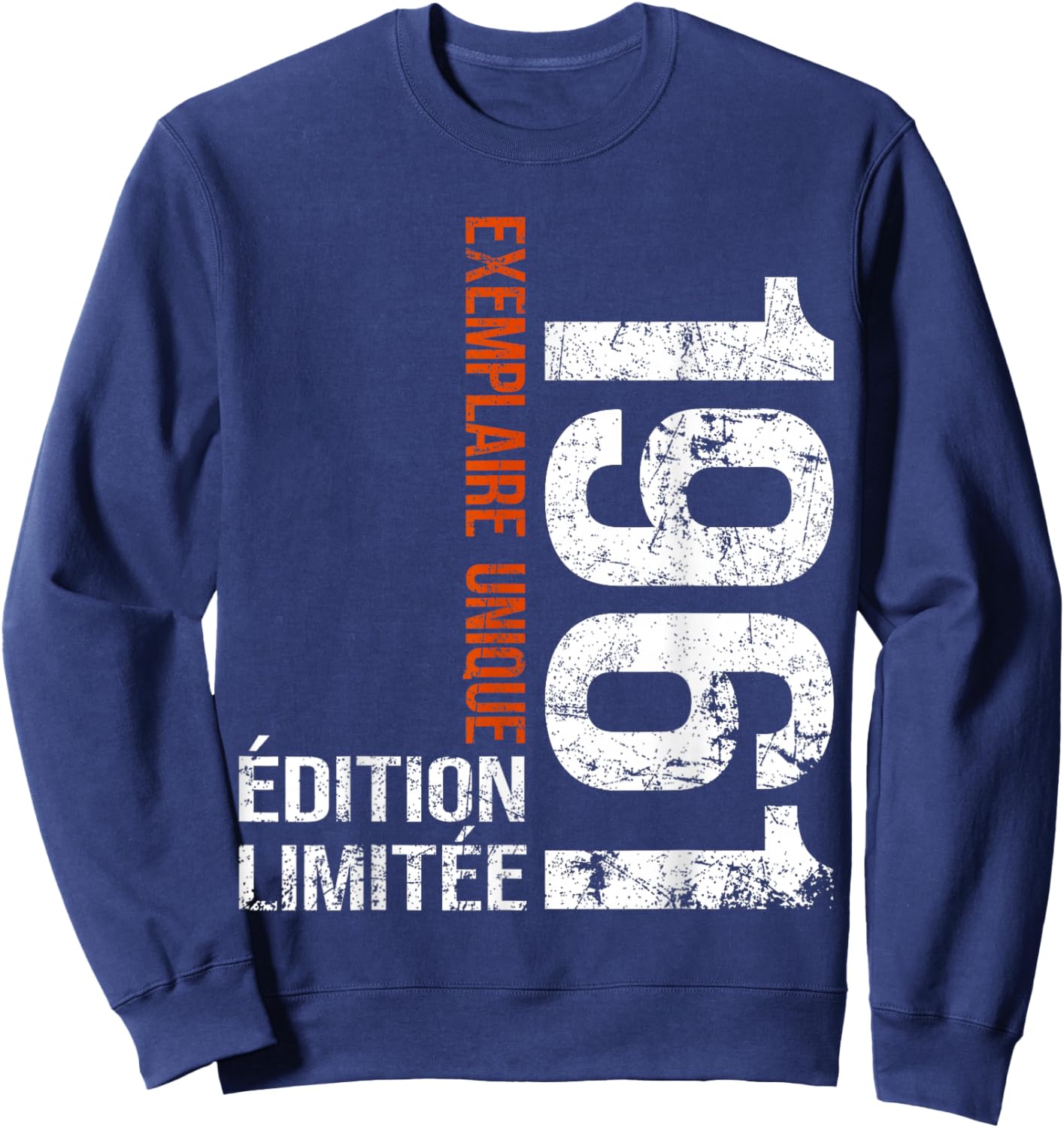 Vintage 1961 Gift 65 Years Man Birthday Humour Sweatshirt - Sweatshirt | Navy