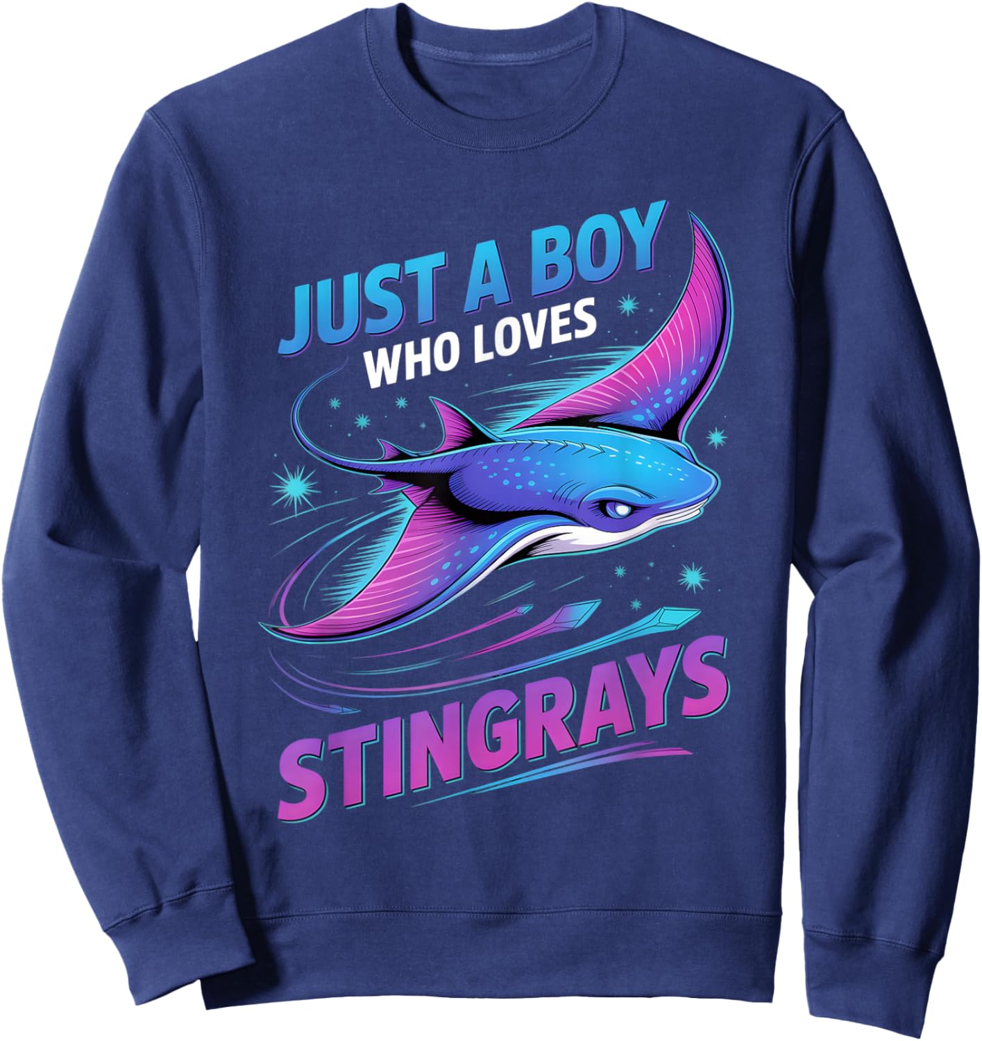Boys Stingray Sweatshirt - Sweatshirt | Navy