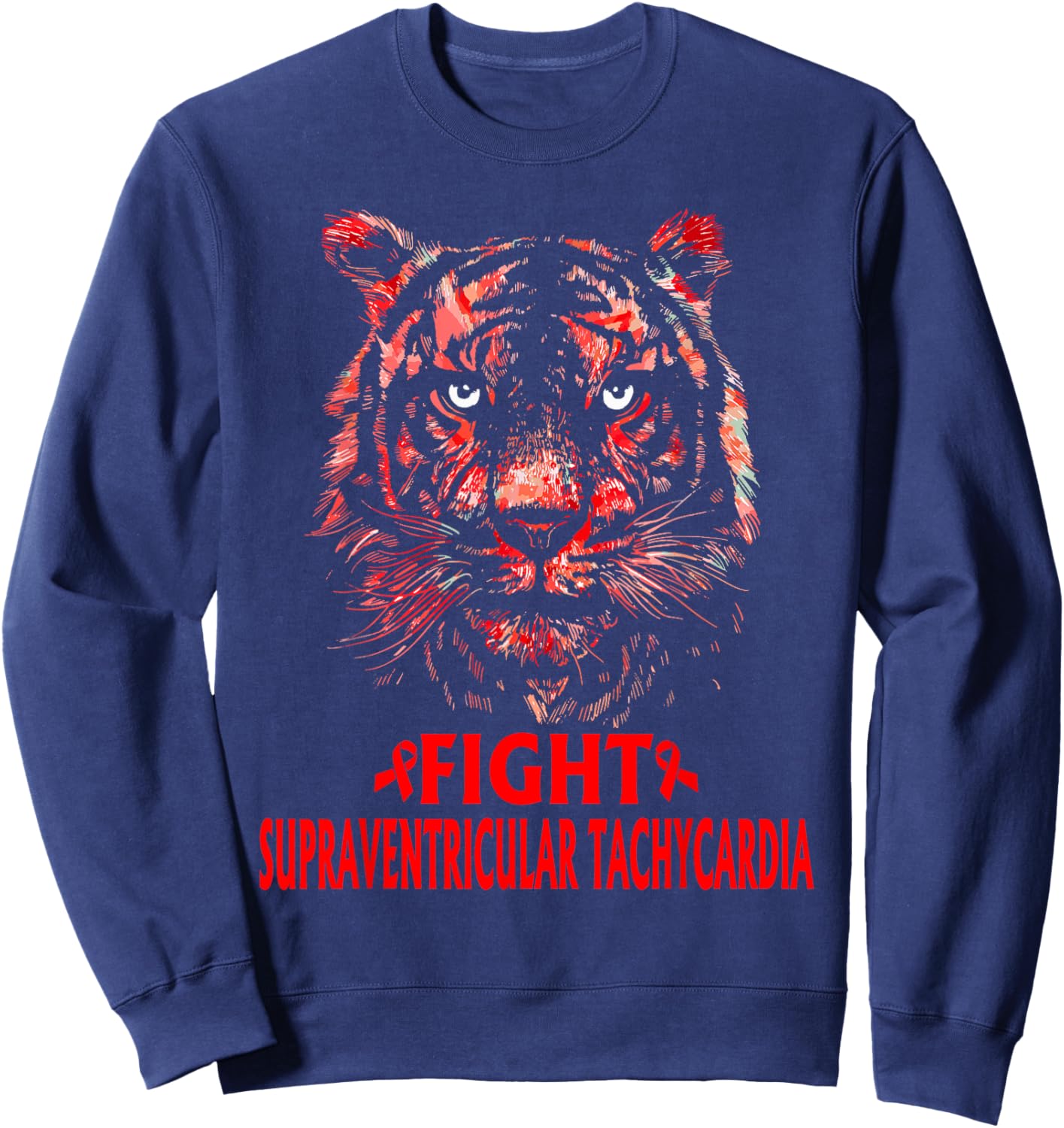 Supraventricular tachycardia SVT Awareness, Fight SVT Sweatshirt - Sweatshirt | Navy