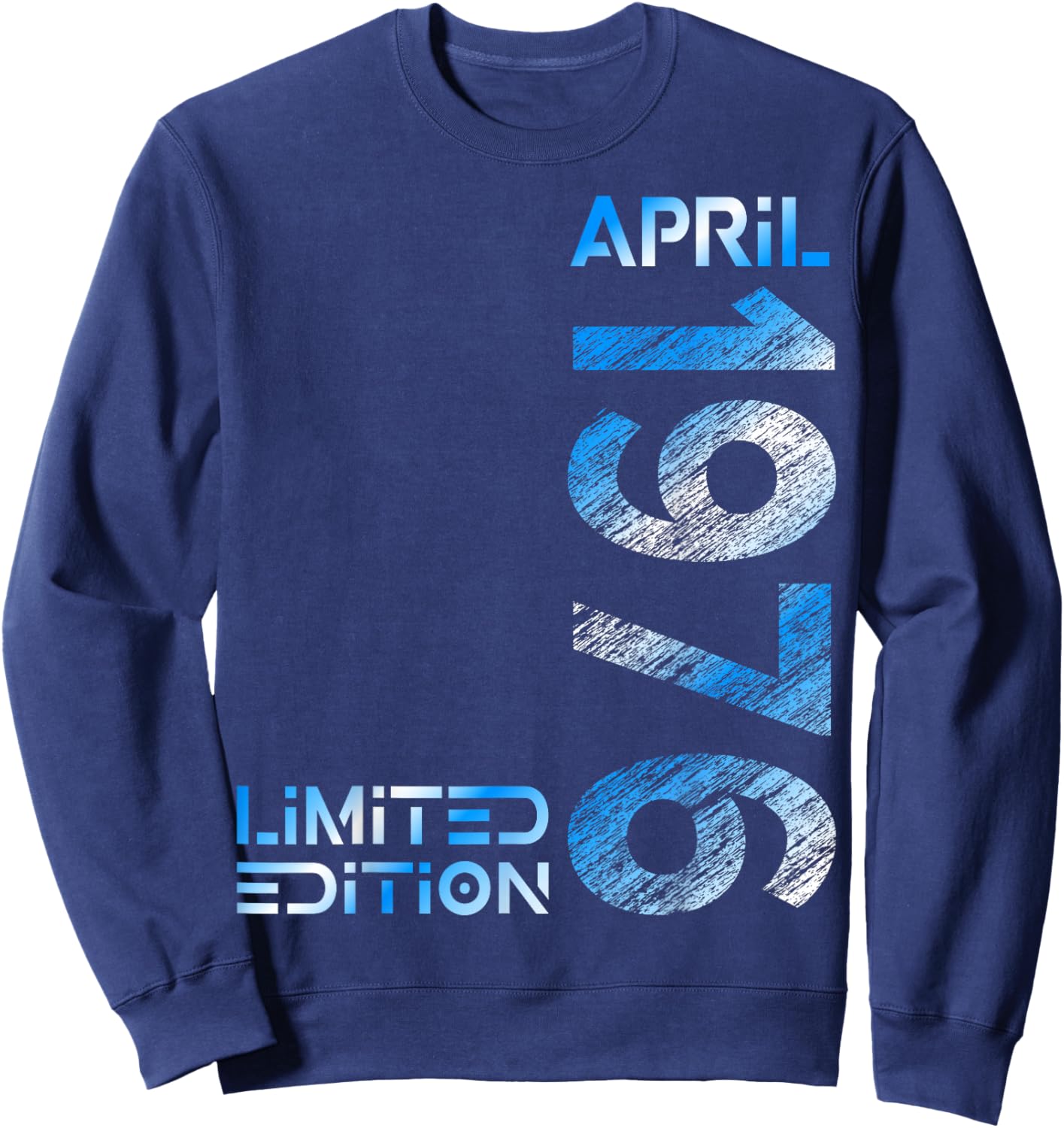 Limited Edition April 1976 Mann Frau 50. Geburtstag Sweatshirt - Sweatshirt | Navy