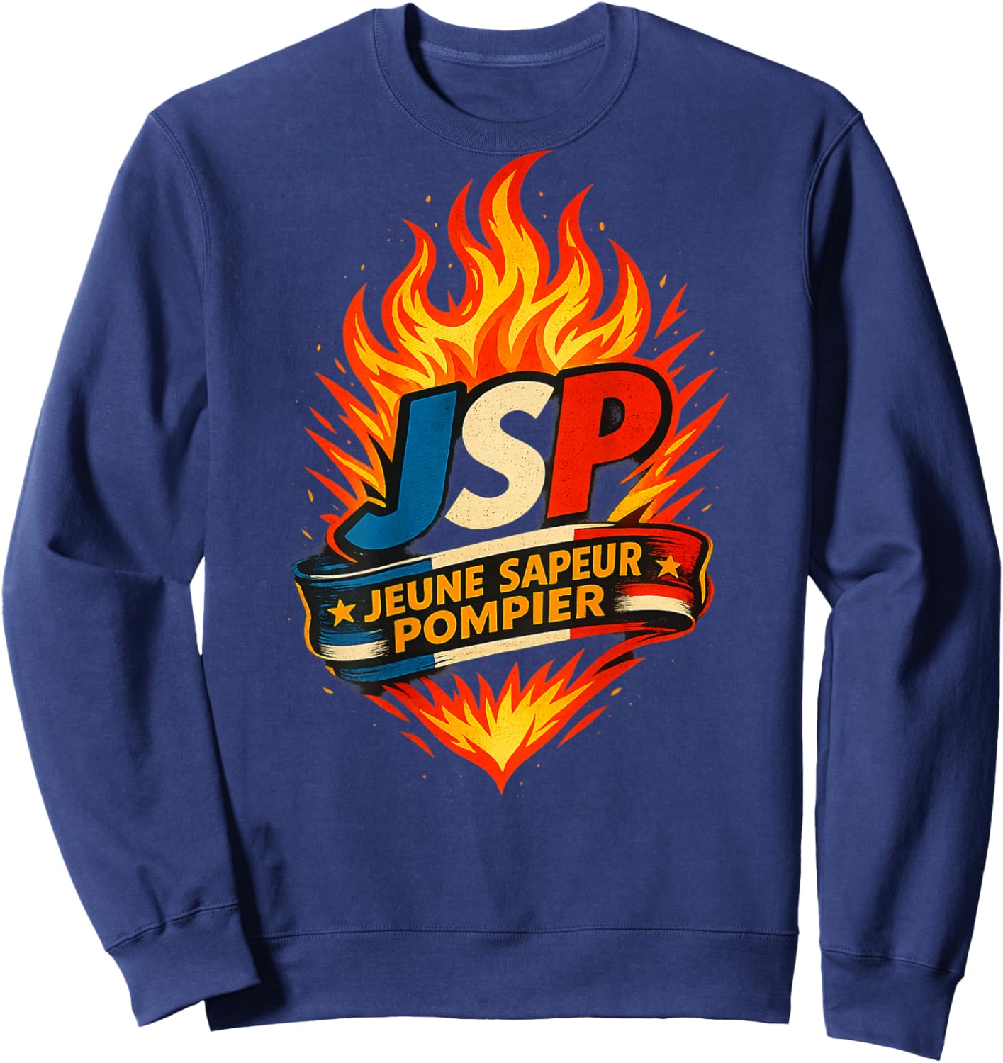 JSP - Young Firefighter Burning Sweatshirt - Sweatshirt | Navy