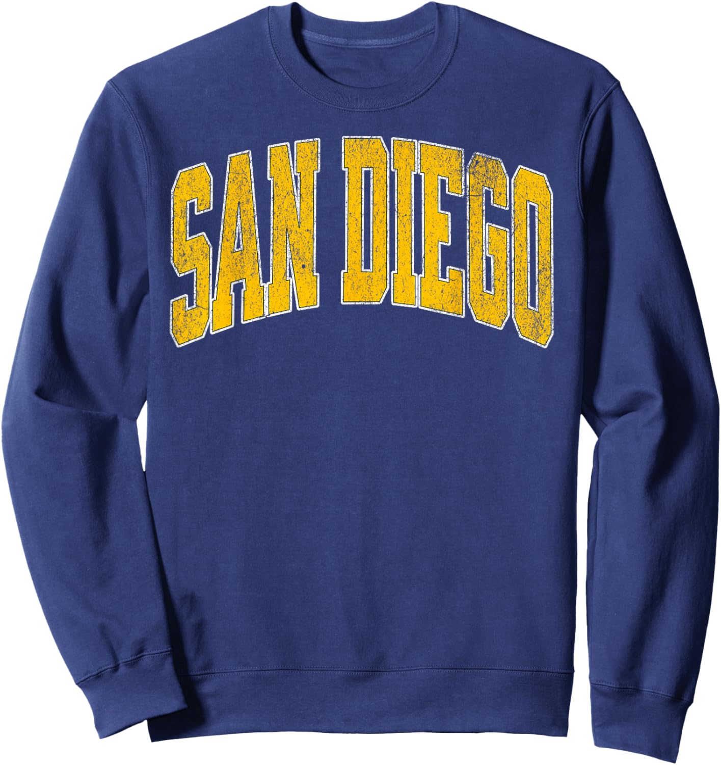 San diego vintage city Sweatshirt - Sweatshirt | Navy