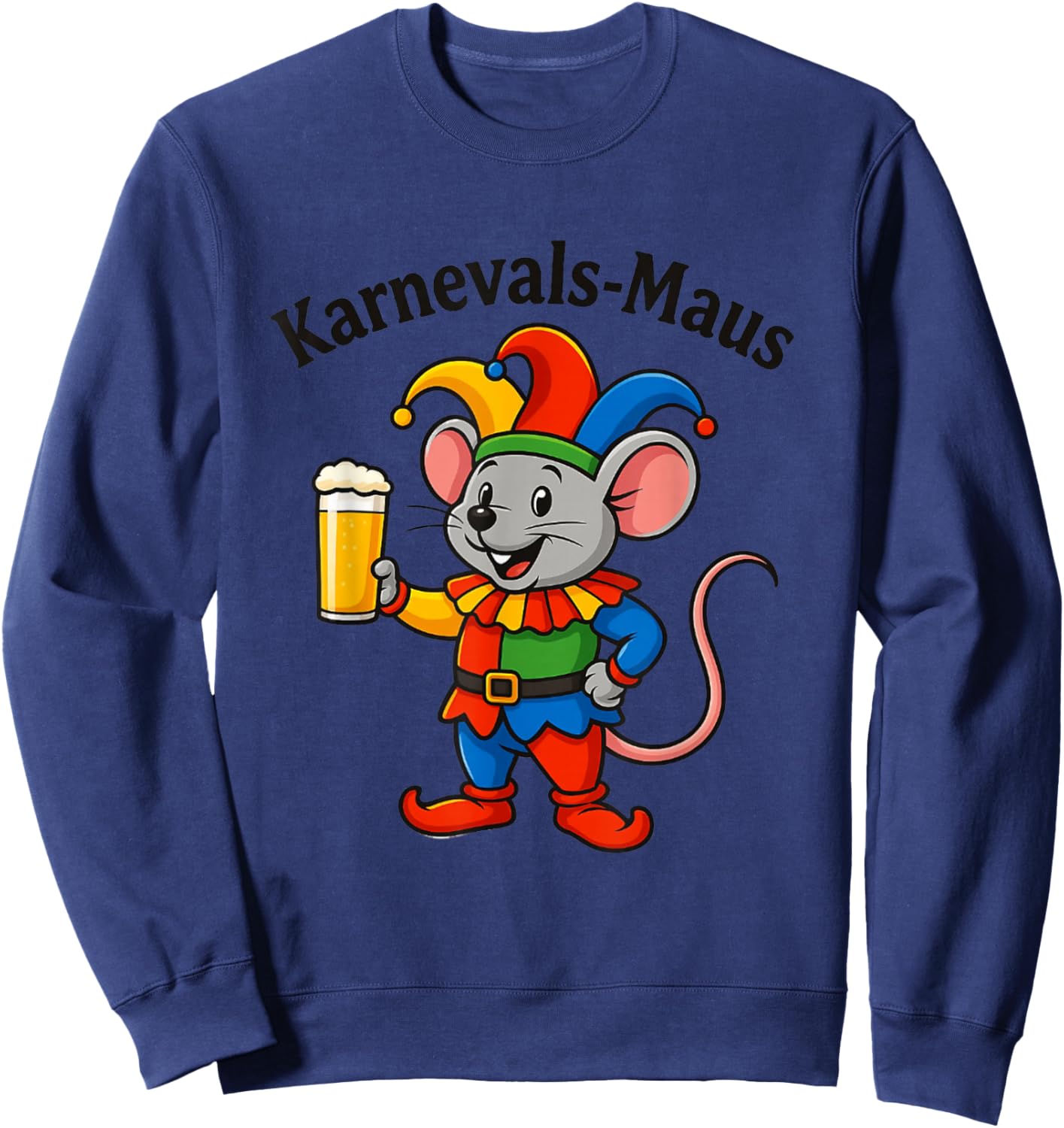 Carnival Mouse with Kölsch Sweatshirt - Sweatshirt | Navy