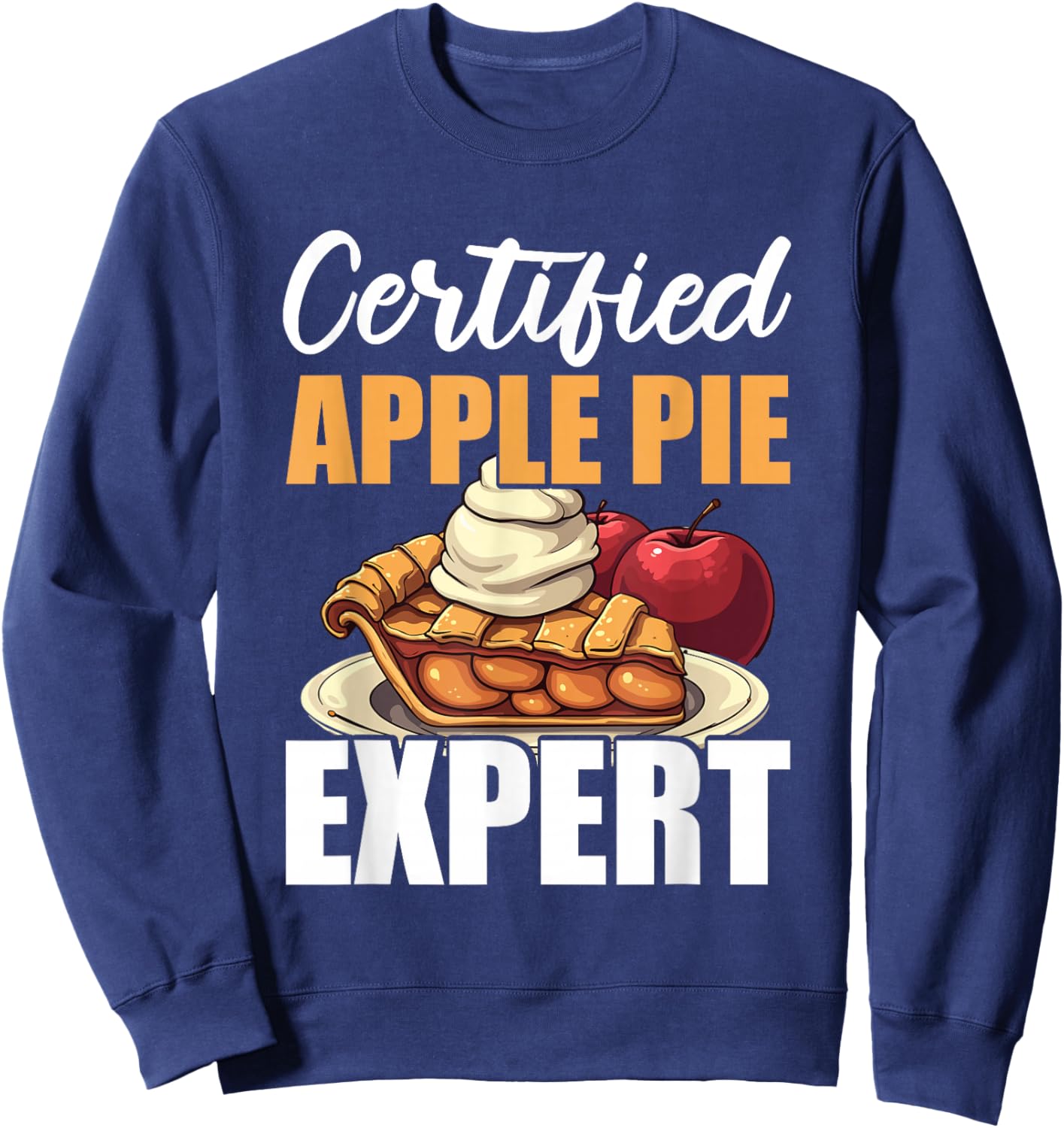 Apple Pie Food Sweatshirt - Sweatshirt | Navy