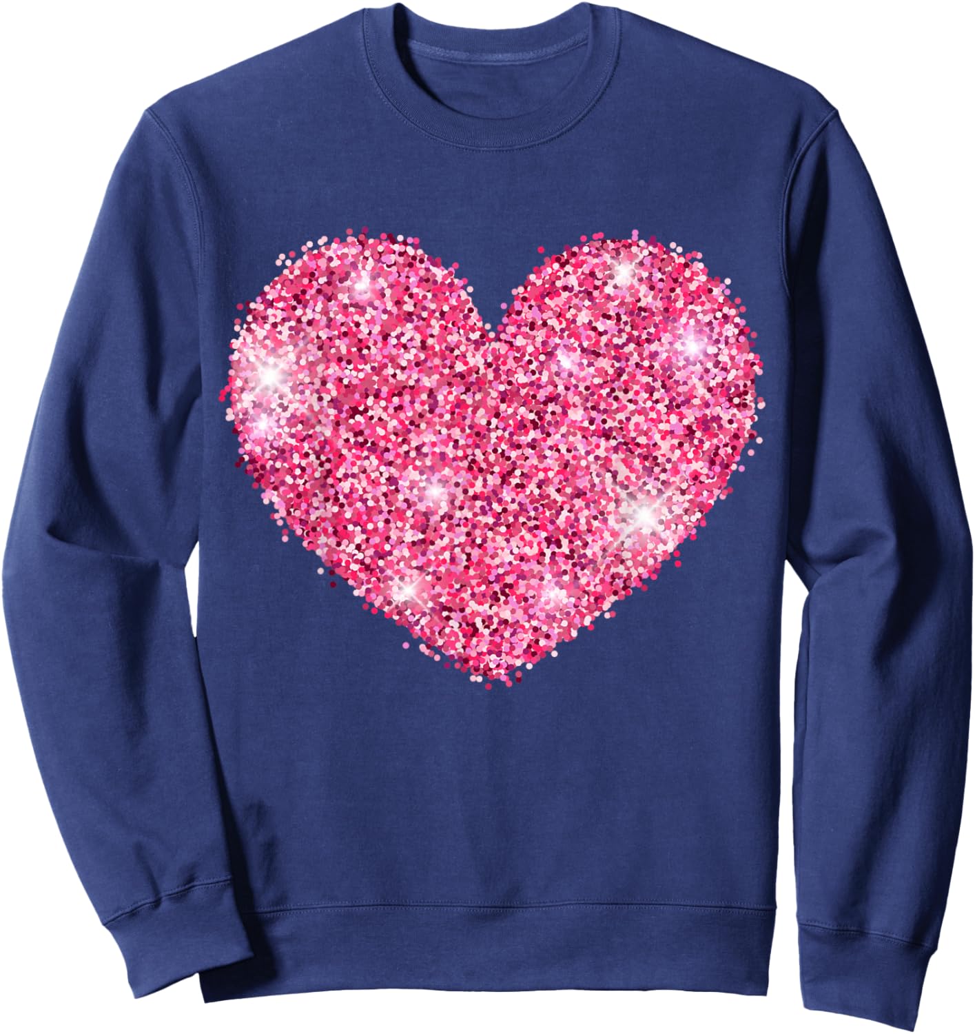 Red Heart Valentine's Day Costume Love Sweatshirt - Sweatshirt | Navy