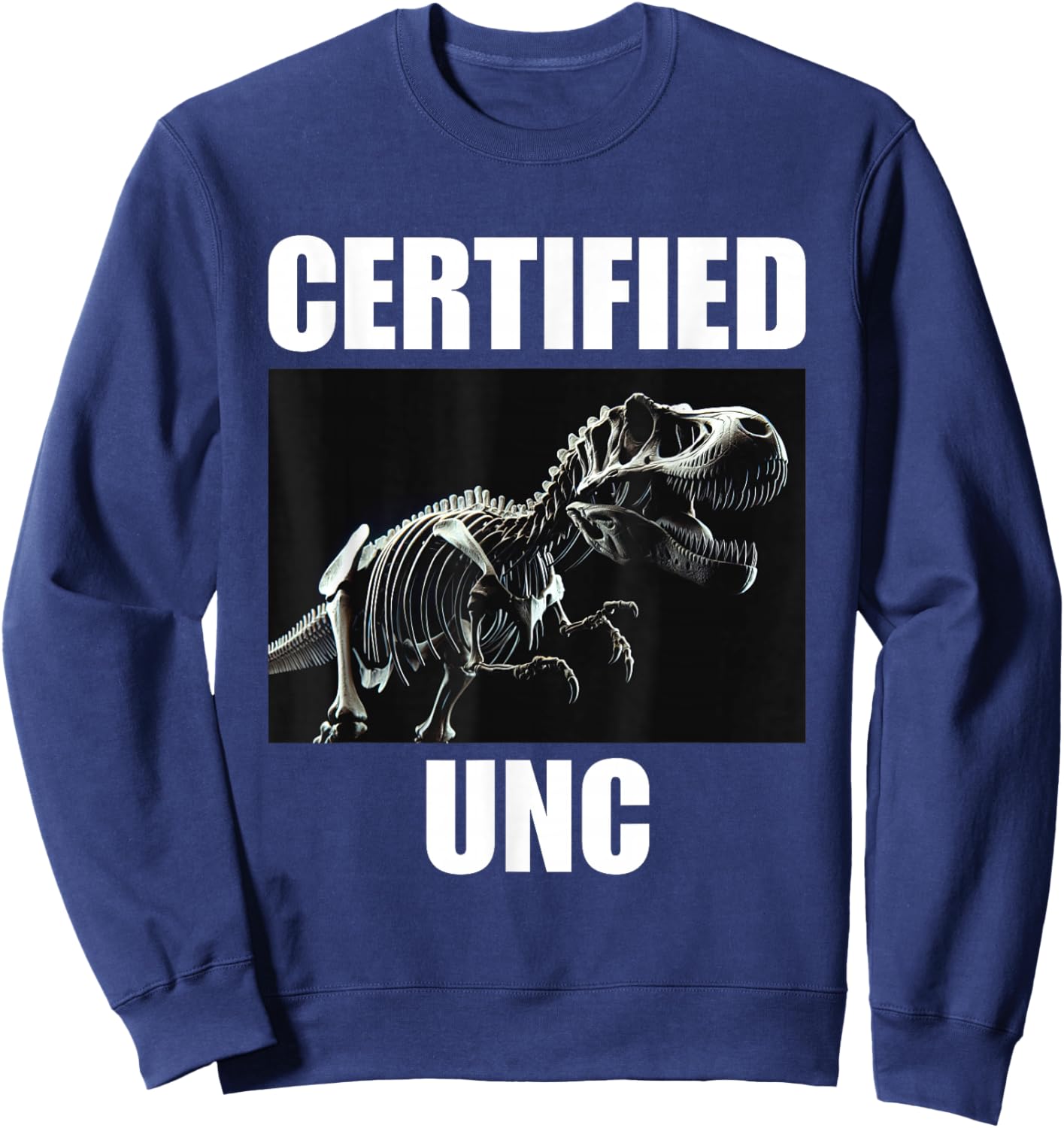 UNC Meme Sweatshirt - Sweatshirt | Navy
