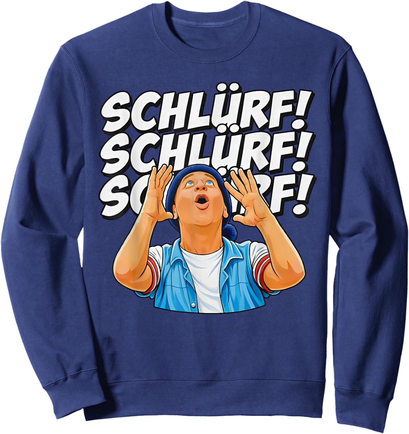 Schlürf Schlürf Schlürf Sweatshirt - Sweatshirt | Navy