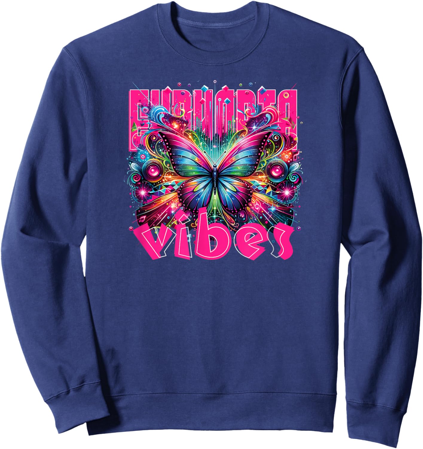 Vibes - Papillon Sweatshirt - Sweatshirt | Navy