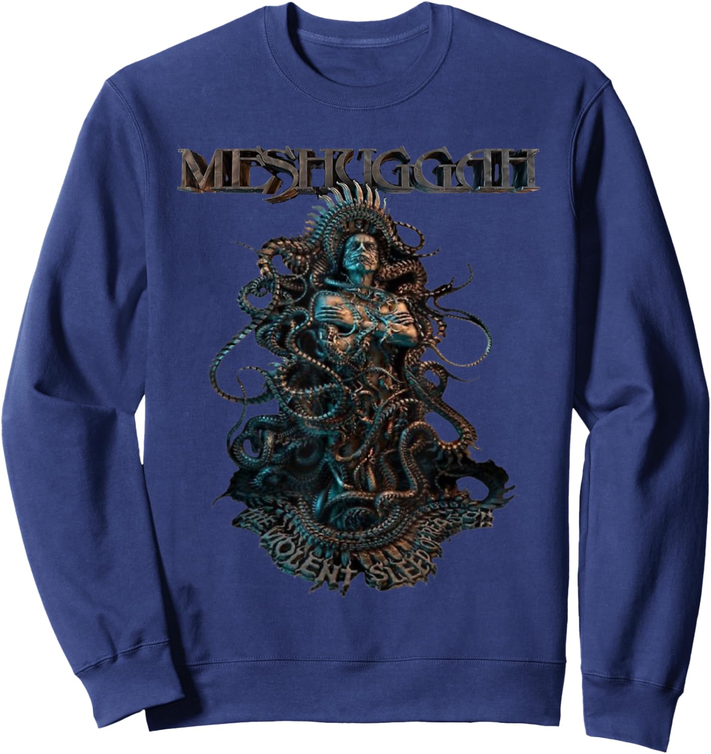 Meshuggah Graphic Design Gifts -Men gifts for Meshuggah fans Sweatshirt - Sweatshirt | Navy