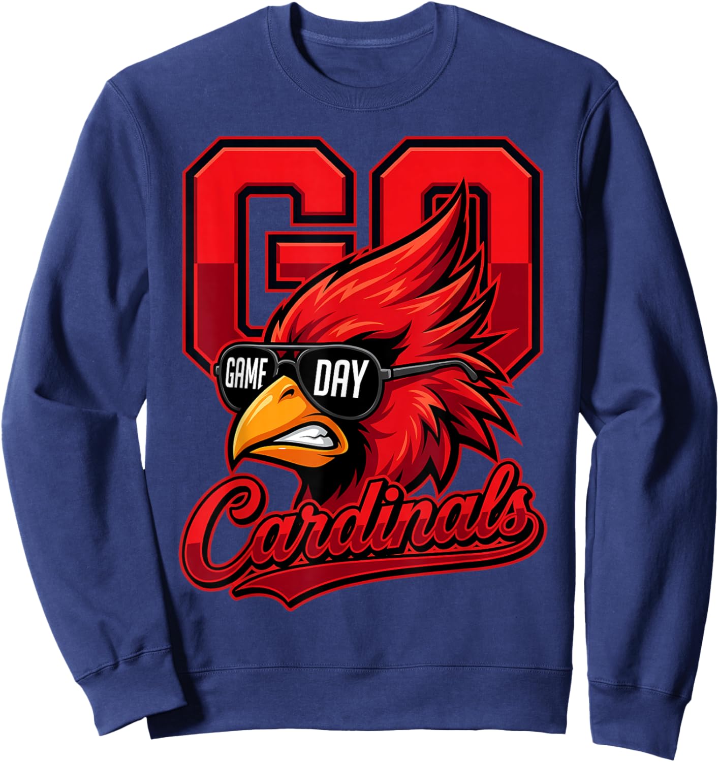Cardinals Vintage Design Men Women Kids Sweatshirt - Sweatshirt | Navy