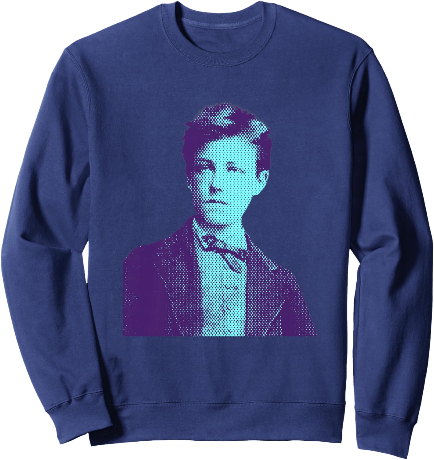 Arthur Rimbaud - Poète français Haut de Gamme Sweatshirt - Sweatshirt | Navy