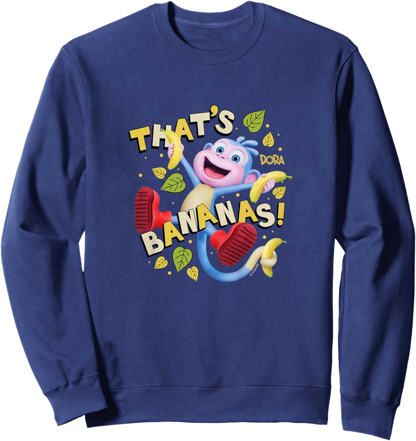 Kids Dora (2024) - Boots That's Bananas Sweatshirt - Sweatshirt | Navy