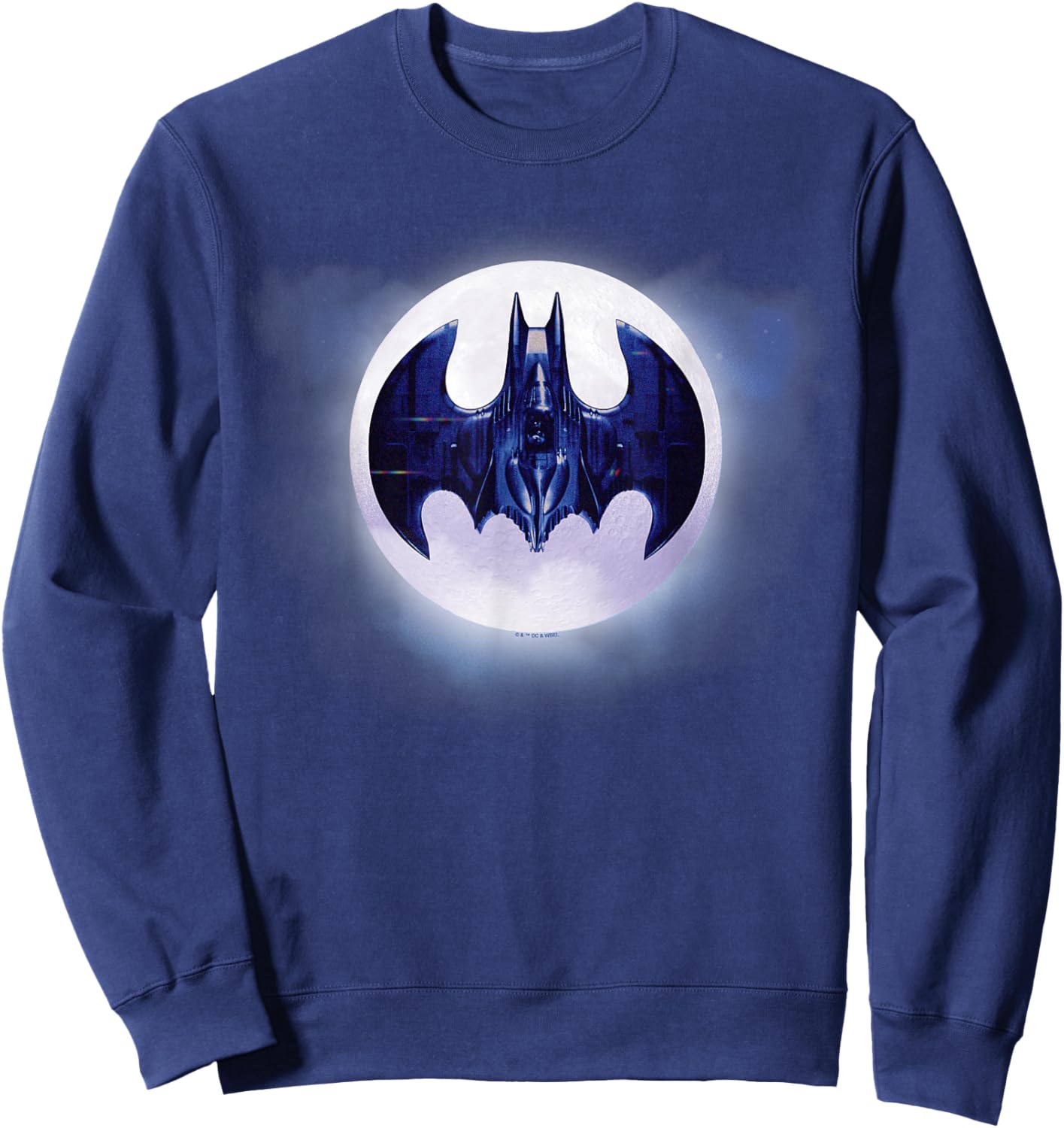 Batman 1989 Batwing Moon Sweatshirt - Sweatshirt | Navy